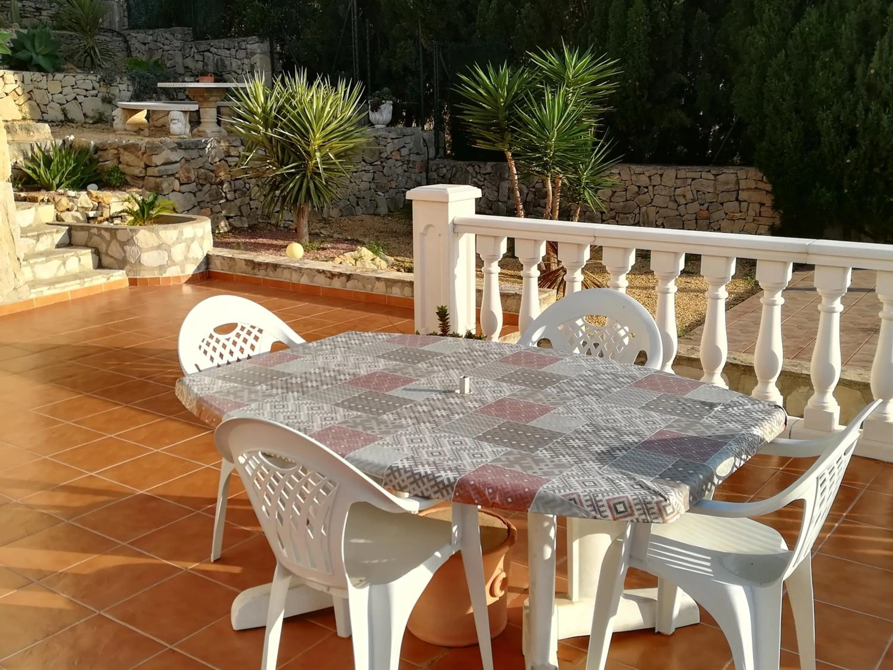 Balcony/Terrace in FerienwohnungMoraira