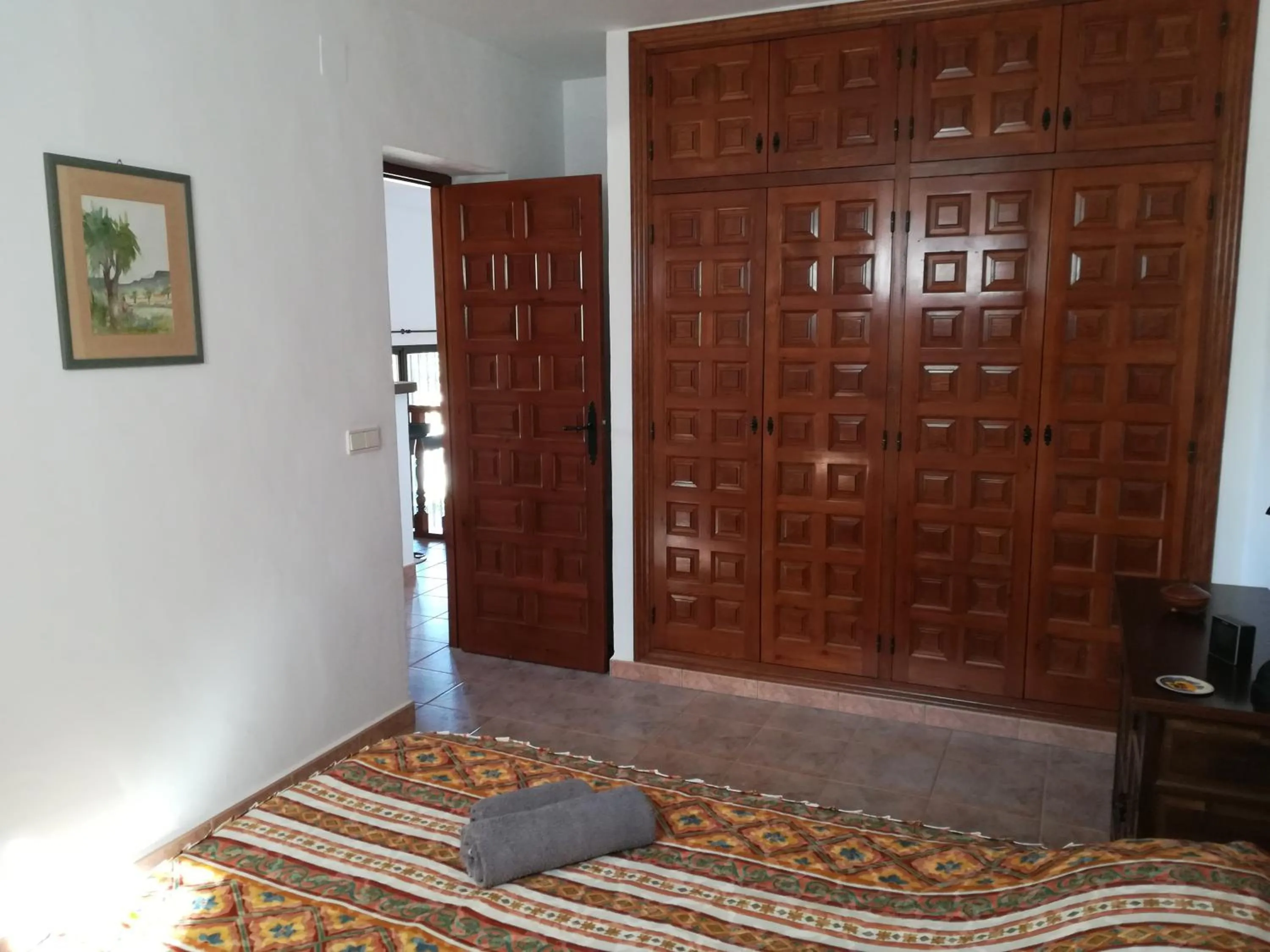 Bedroom, Bed in FerienwohnungMoraira