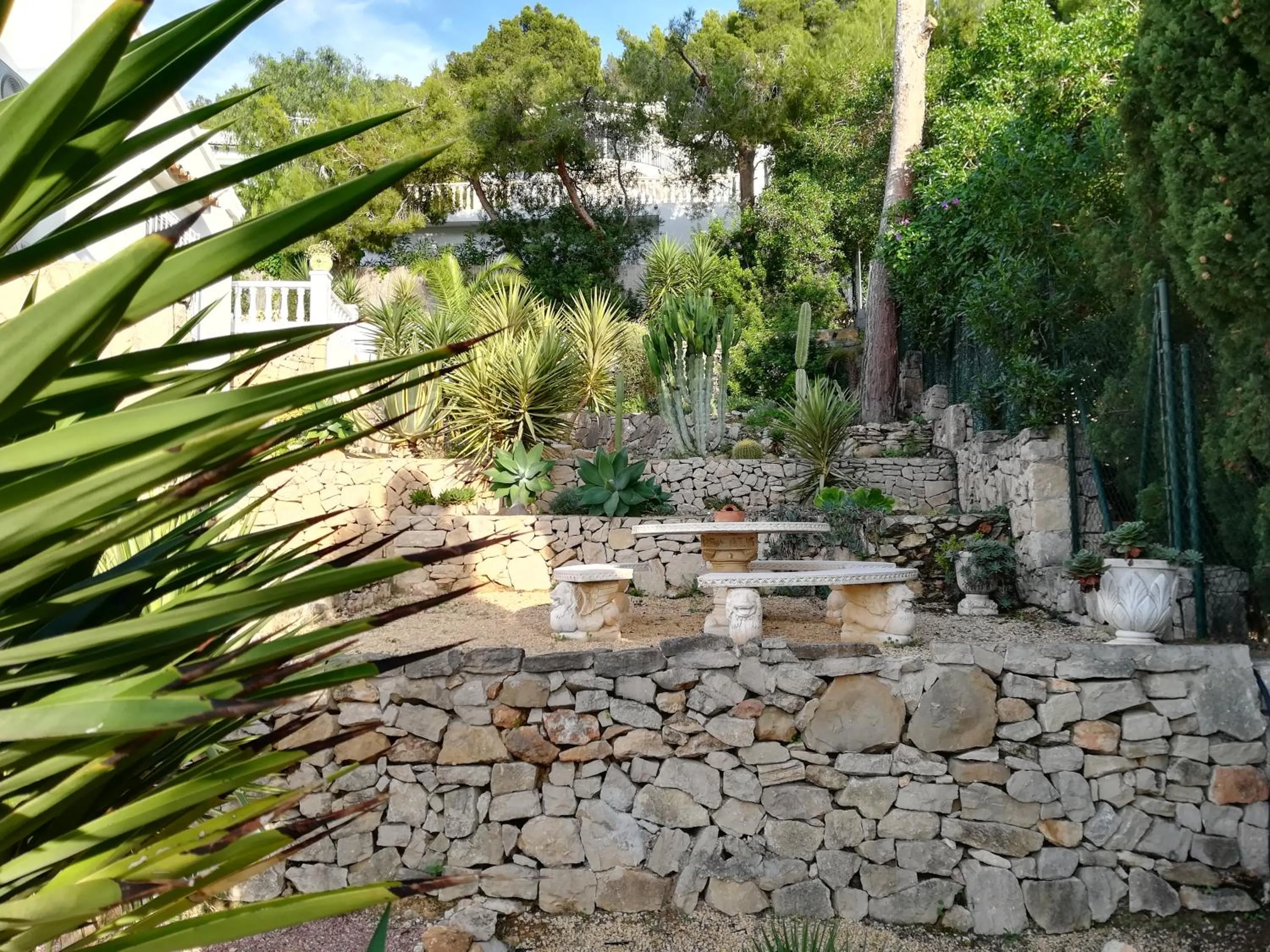 Garden in FerienwohnungMoraira
