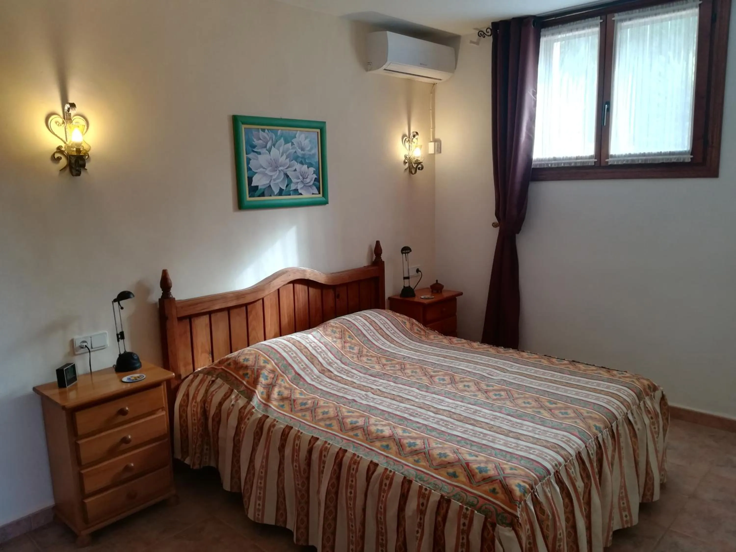 Bed in FerienwohnungMoraira