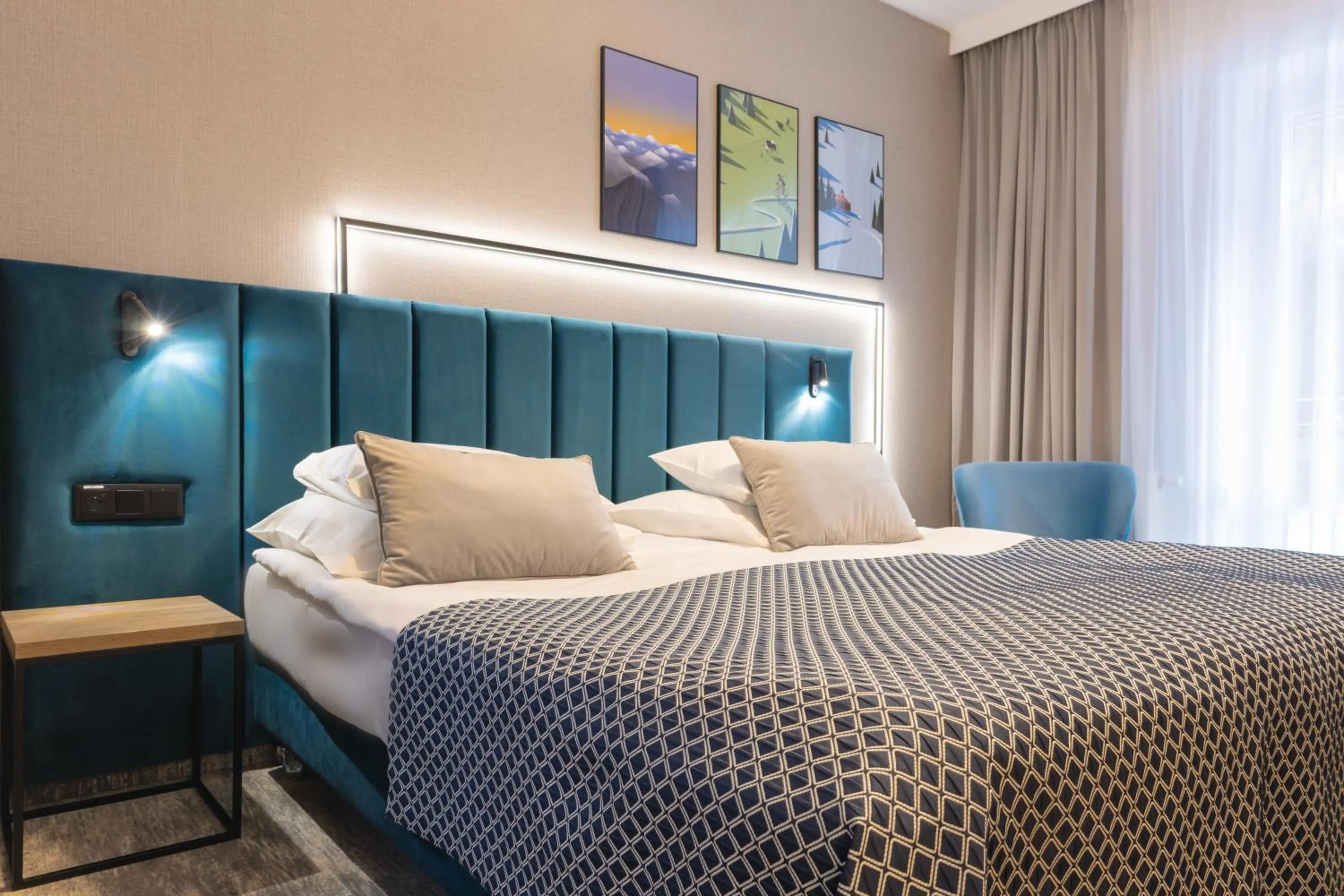 Bed in Hotel Krynica Conference & SPA