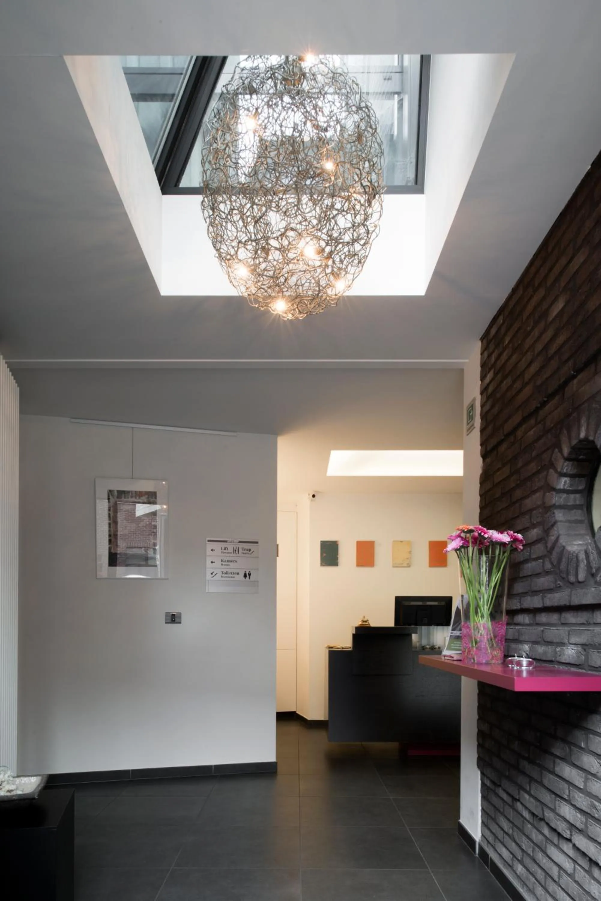 Lobby or reception in Hotel Verlooy