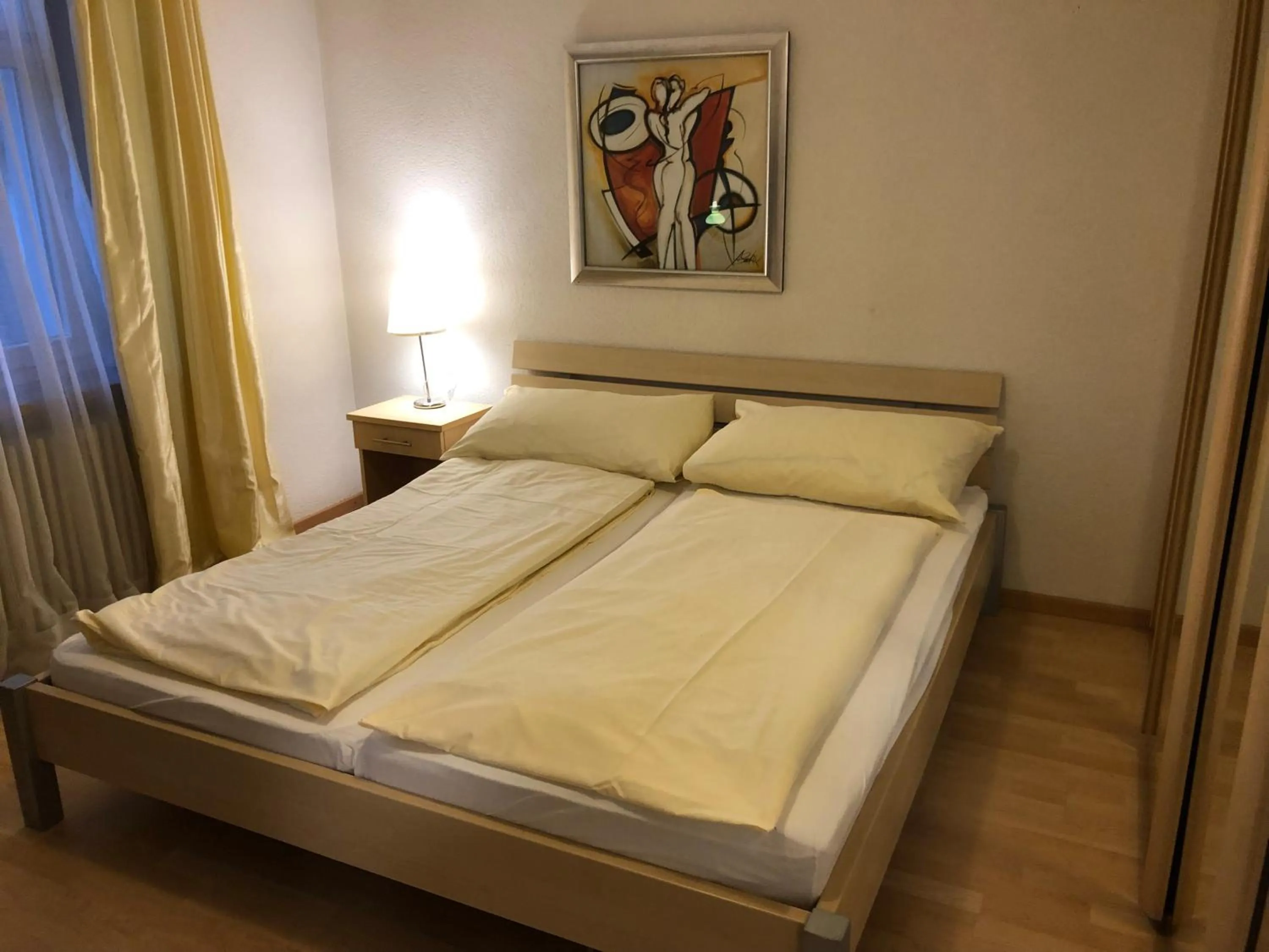 Bed in SASS APARTHOTEL