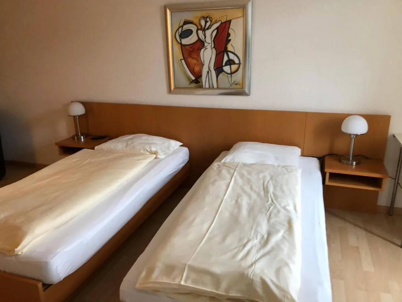 Bed in SASS APARTHOTEL