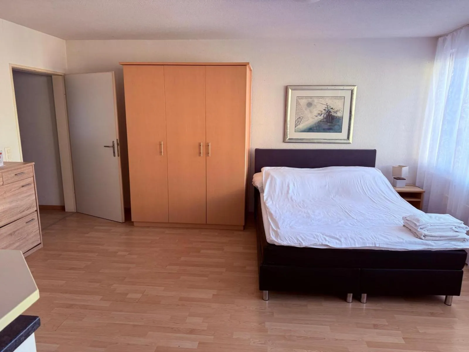 Bed in SASS APARTHOTEL