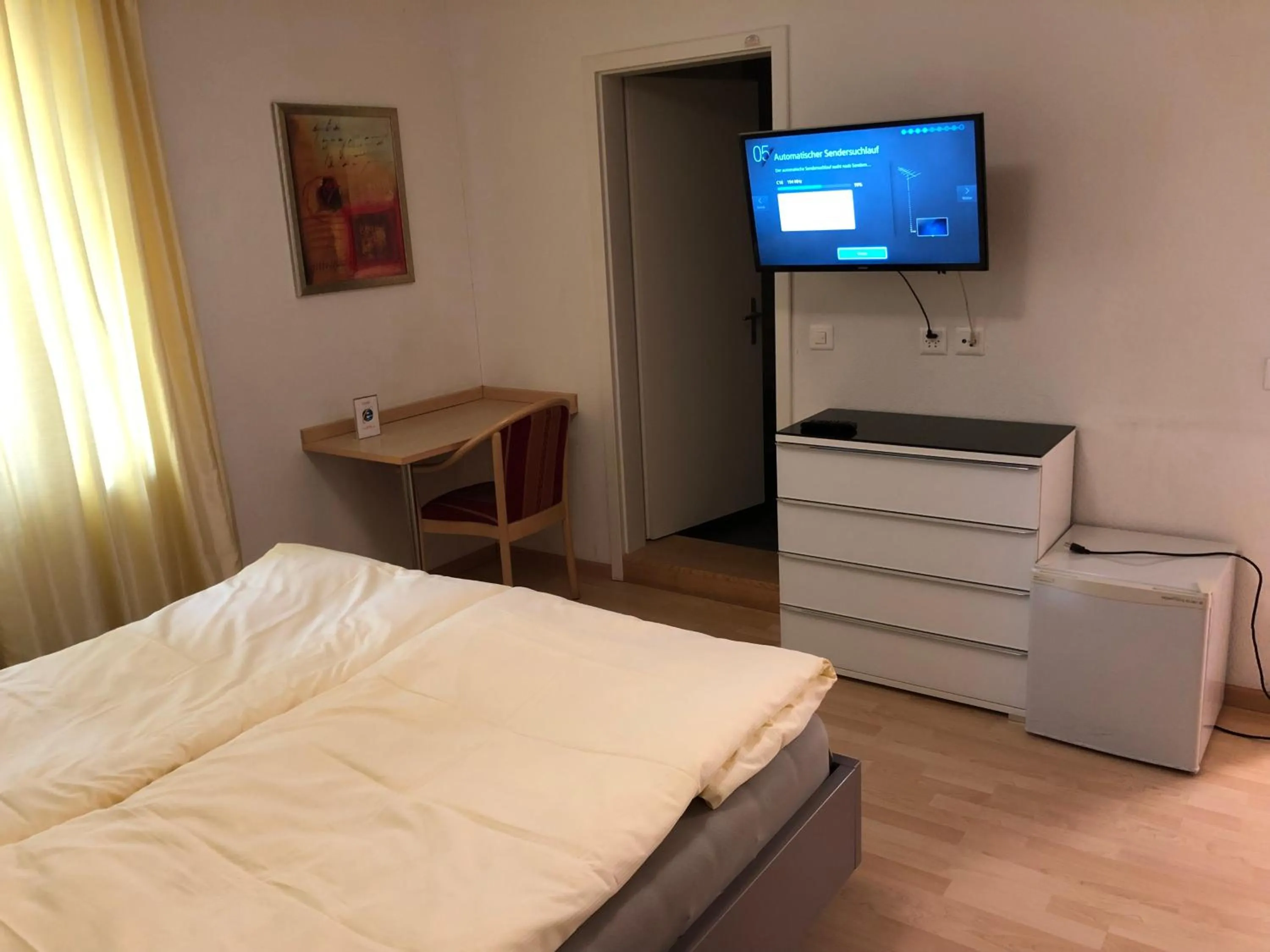 Bed in SASS APARTHOTEL