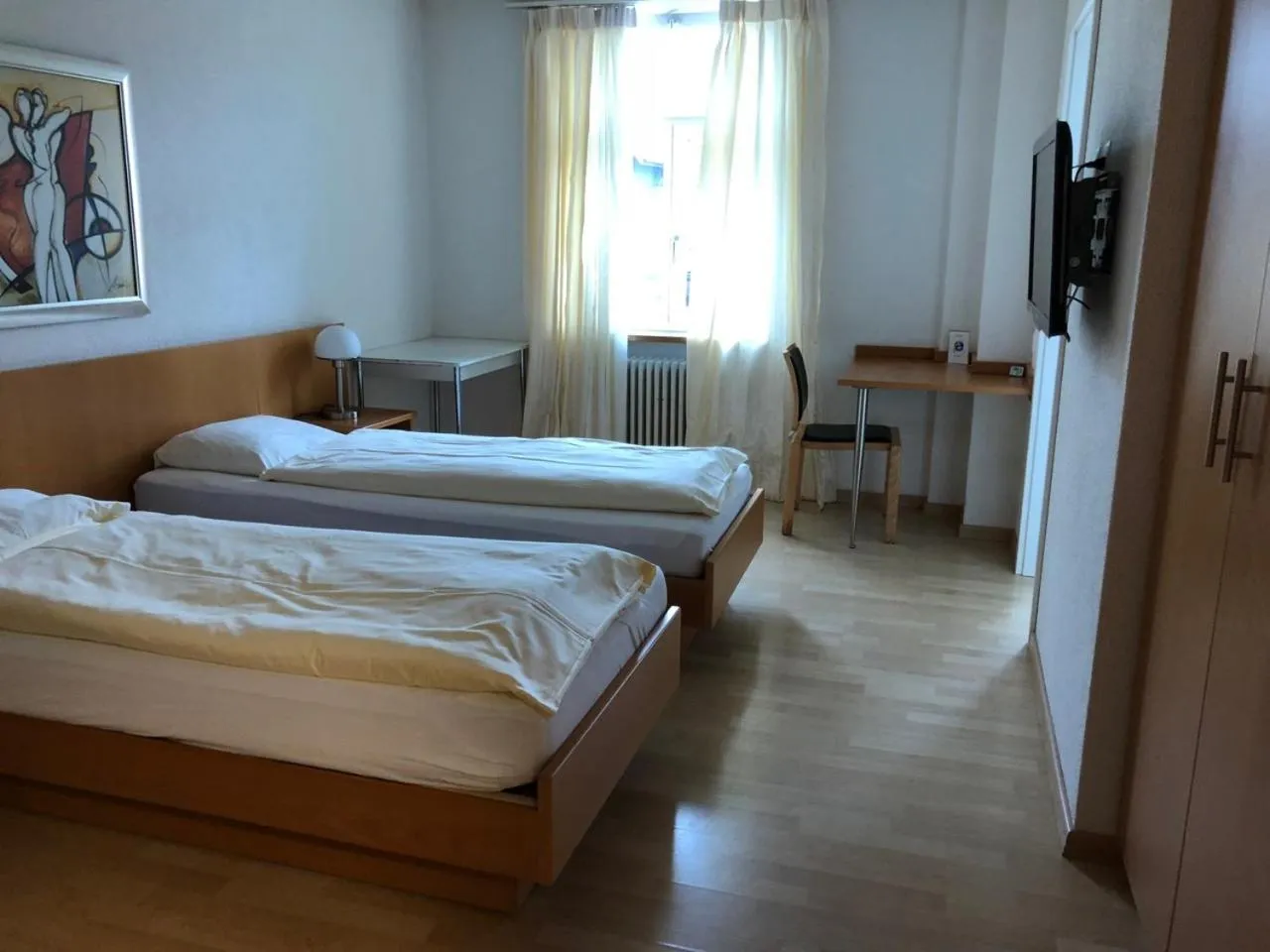 Bed in SASS APARTHOTEL