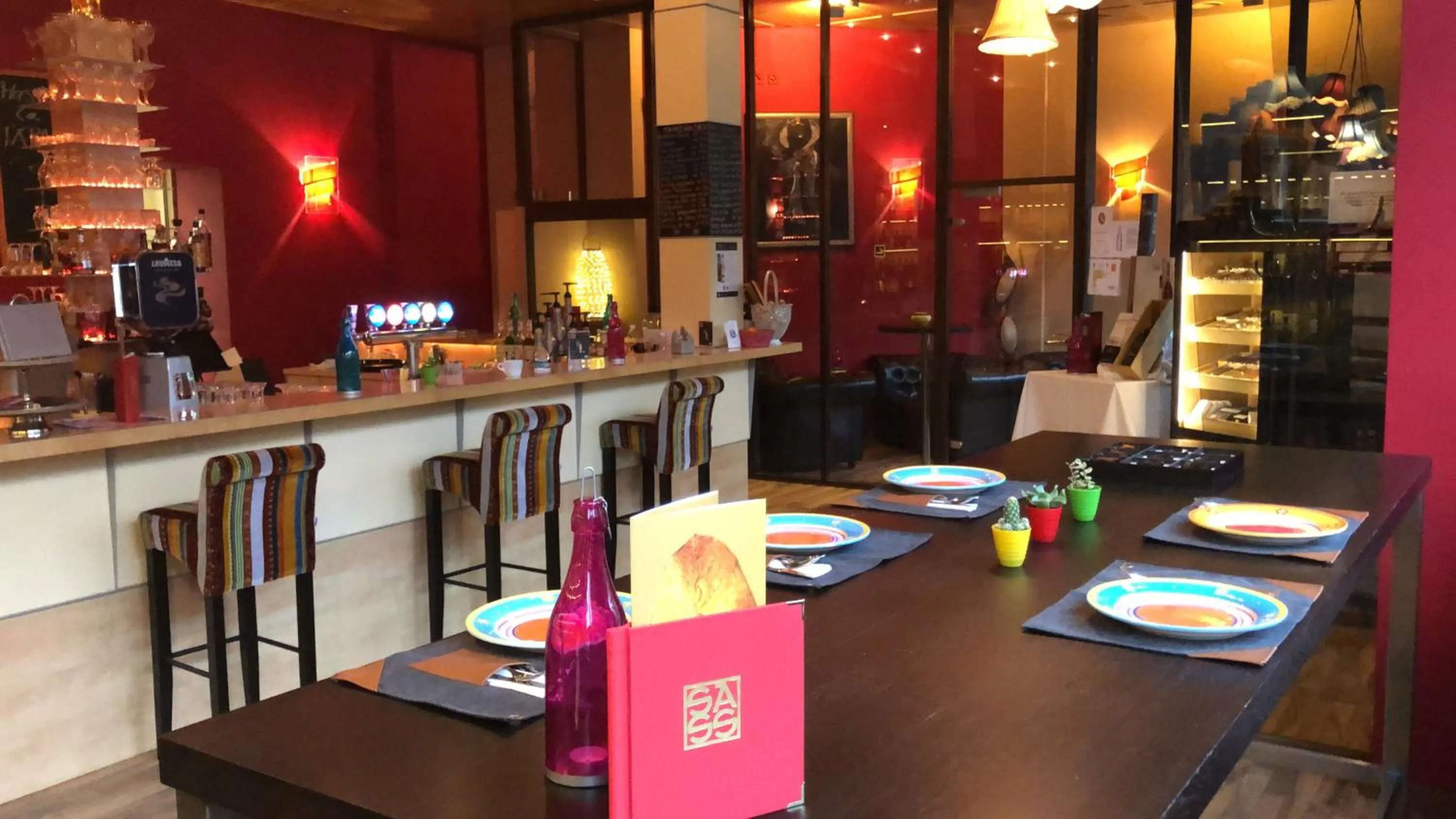 Lounge or bar in SASS APARTHOTEL