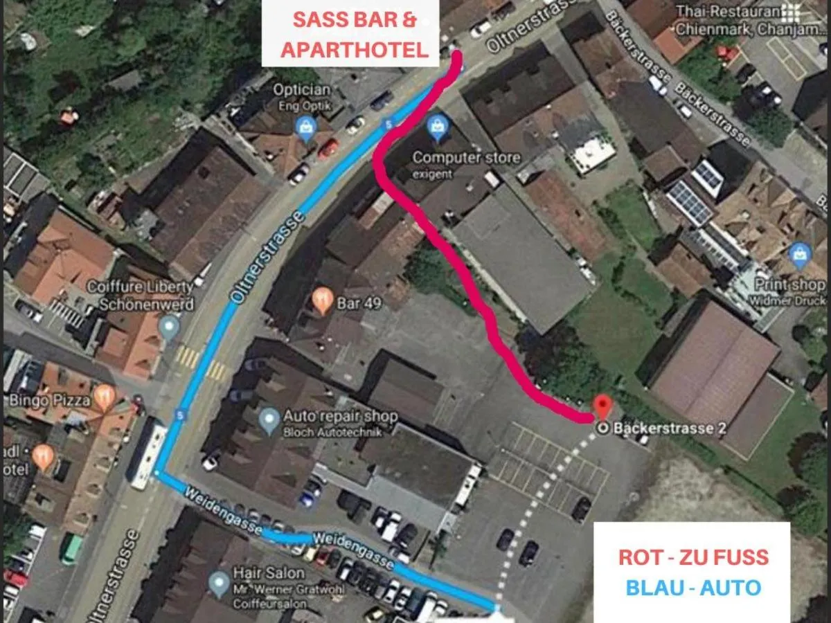 Location in SASS APARTHOTEL