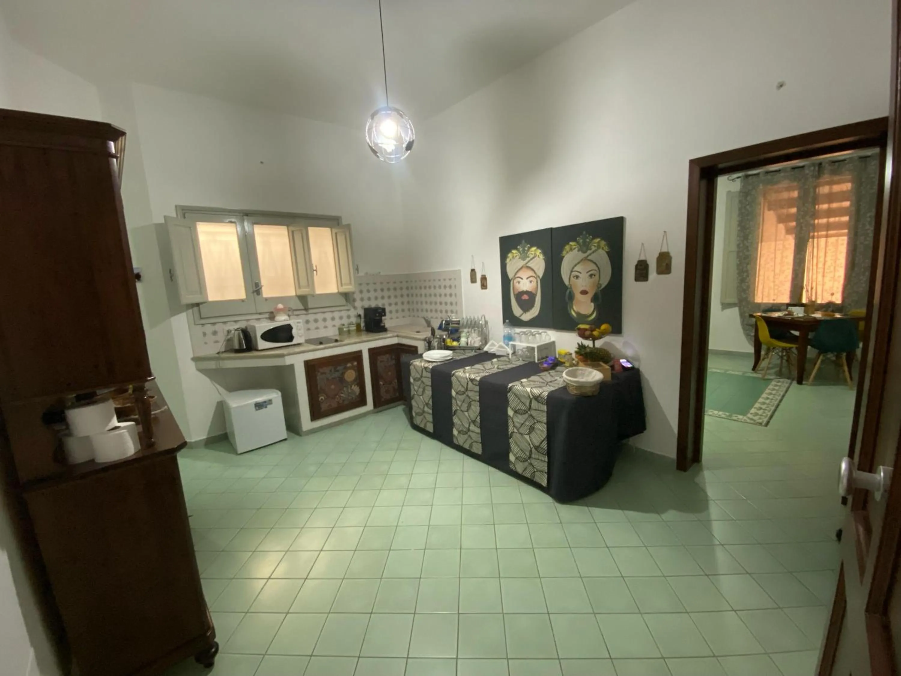 Kitchen or kitchenette, Bed in Le 5 Torri