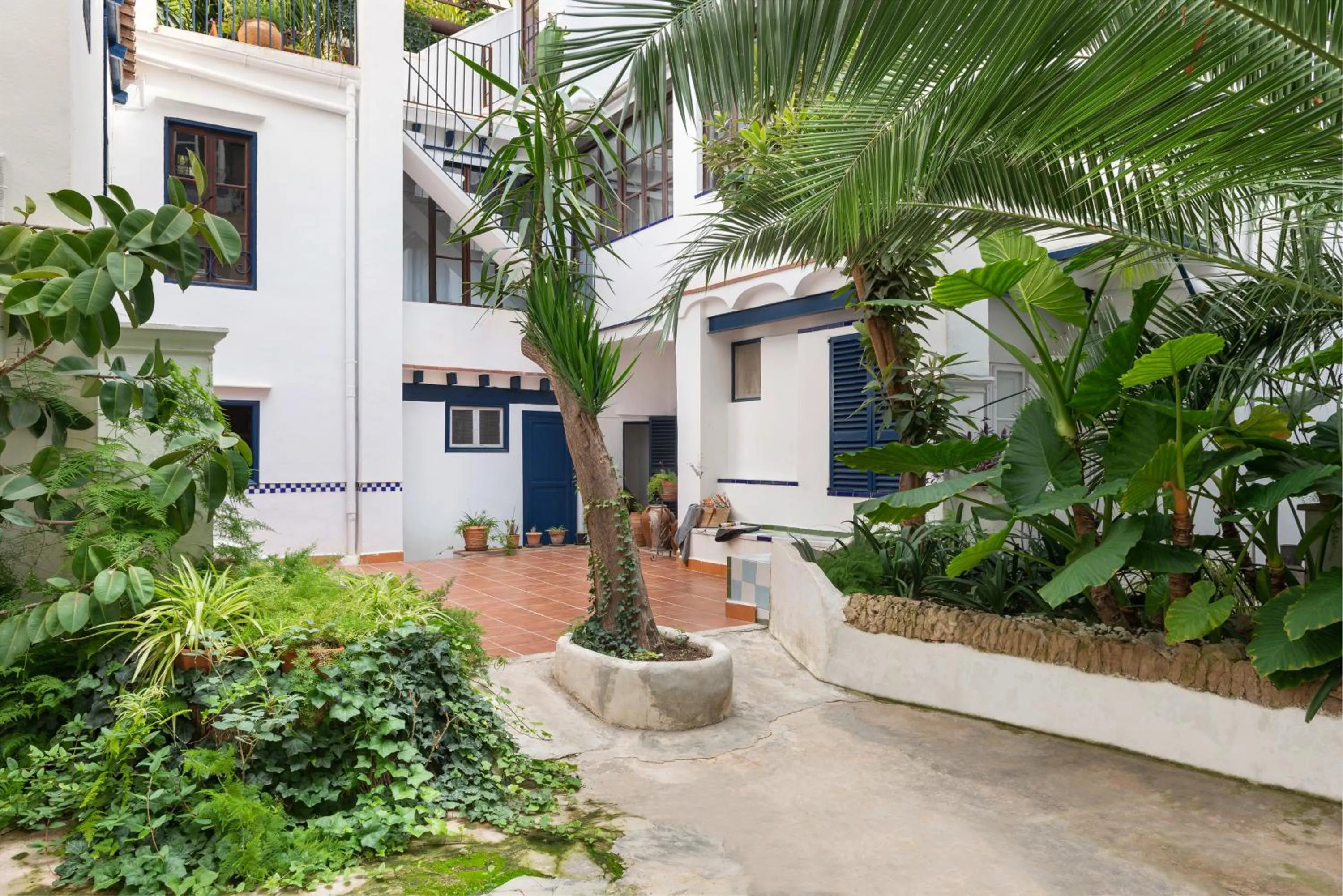 Patio in Hostal Pons