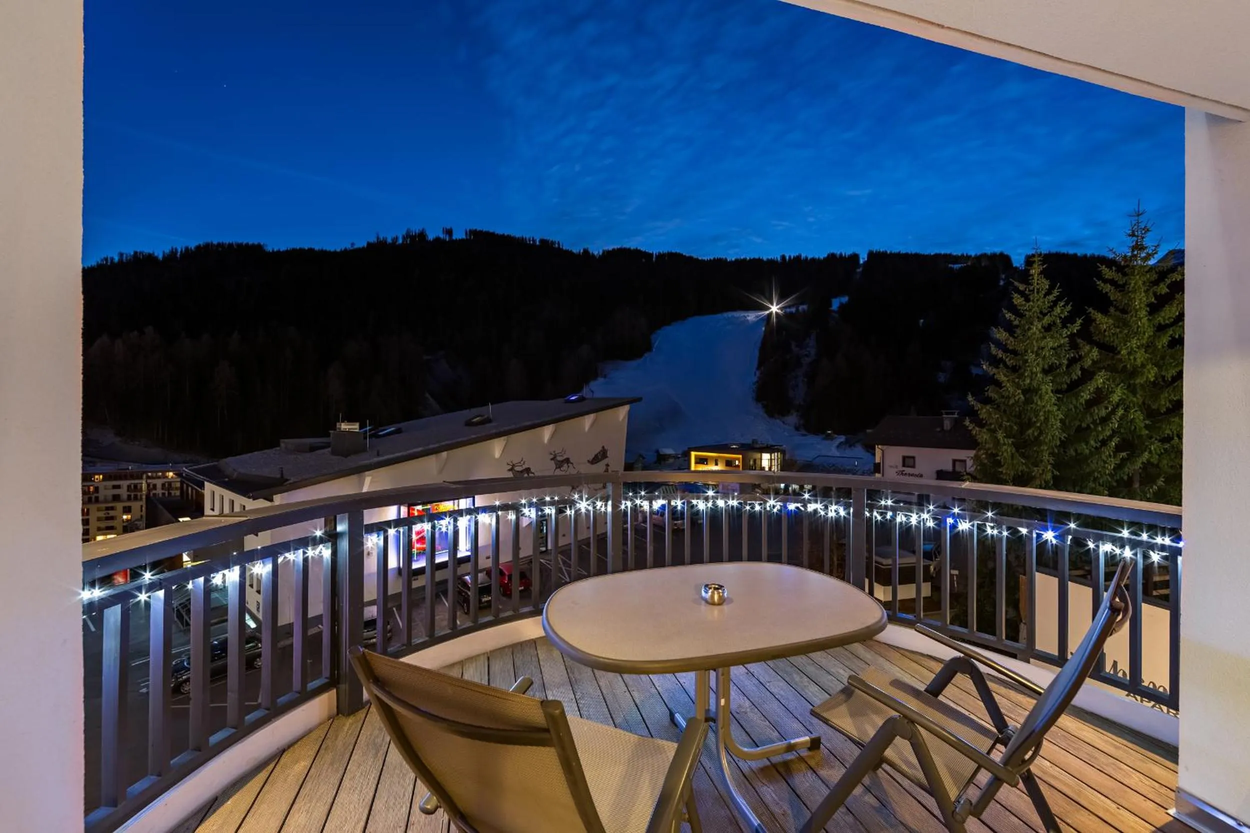 Balcony/Terrace in Aparthotel Alpendiamant Serfaus Wachter GmbH