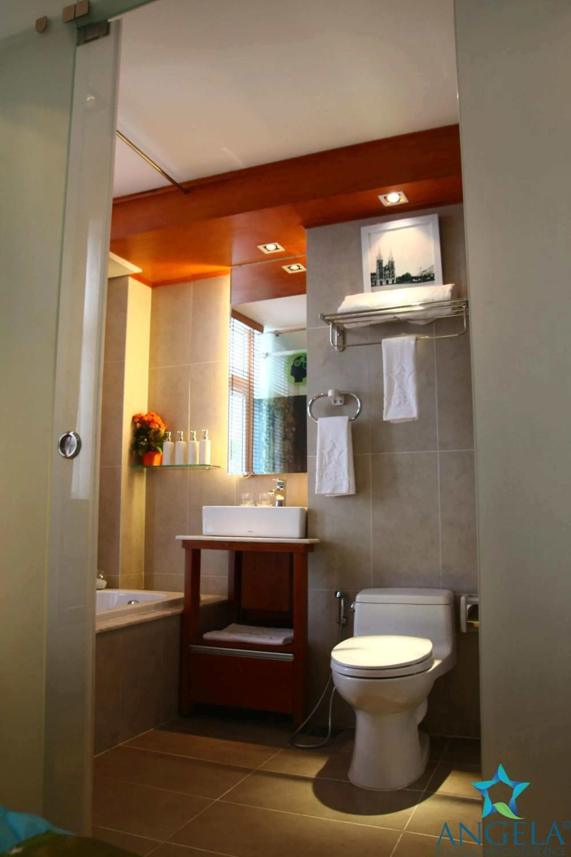 Bathroom in Angela Boutique Serviced Residence