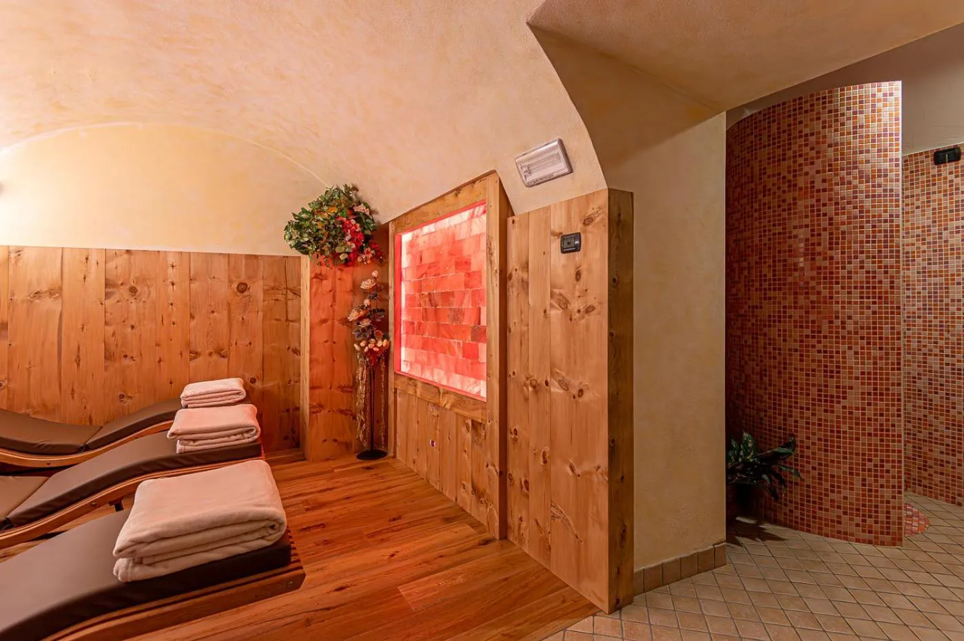 Sauna in Hotel Pedranzini