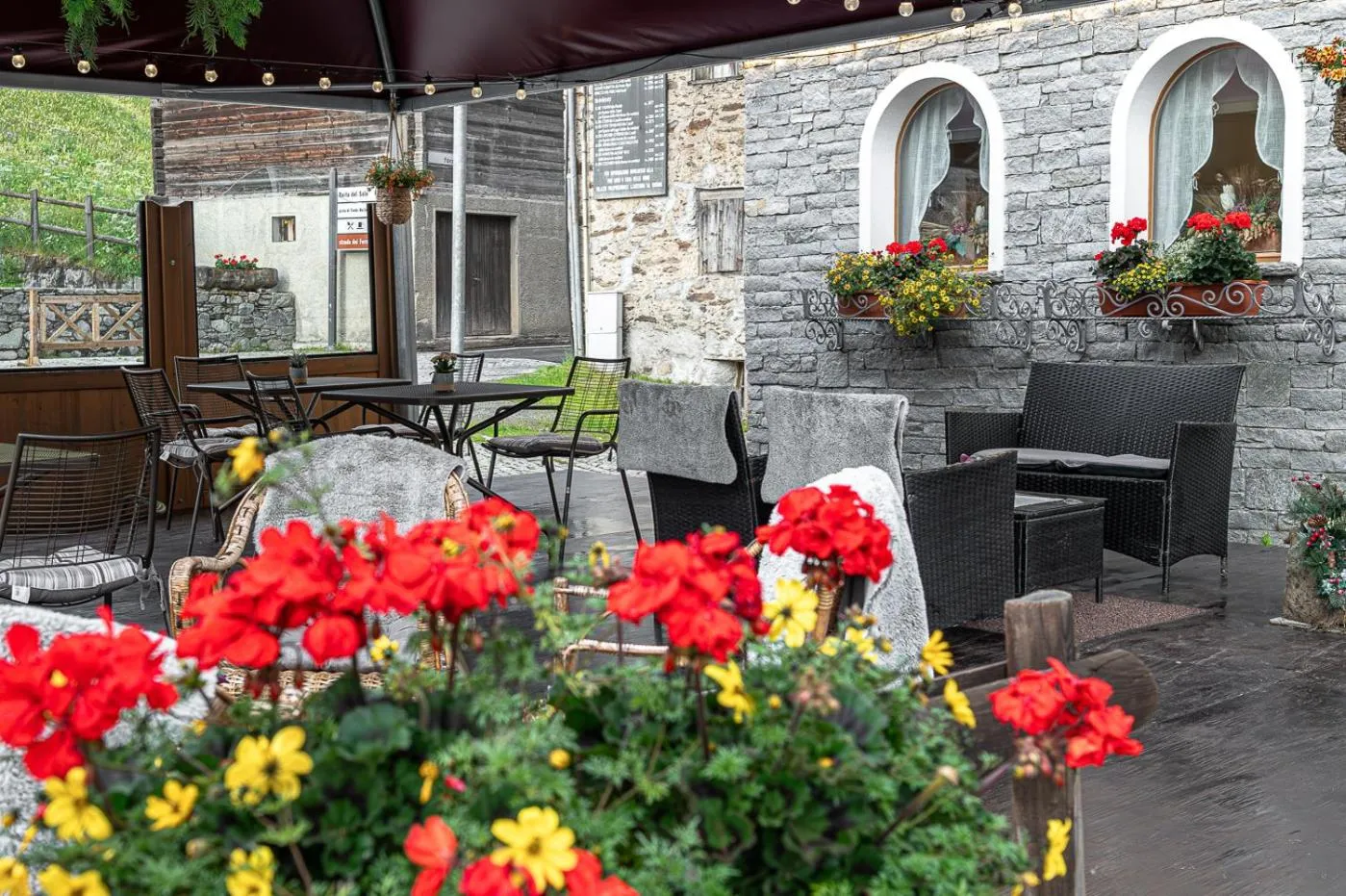 Balcony/Terrace in Hotel Pedranzini