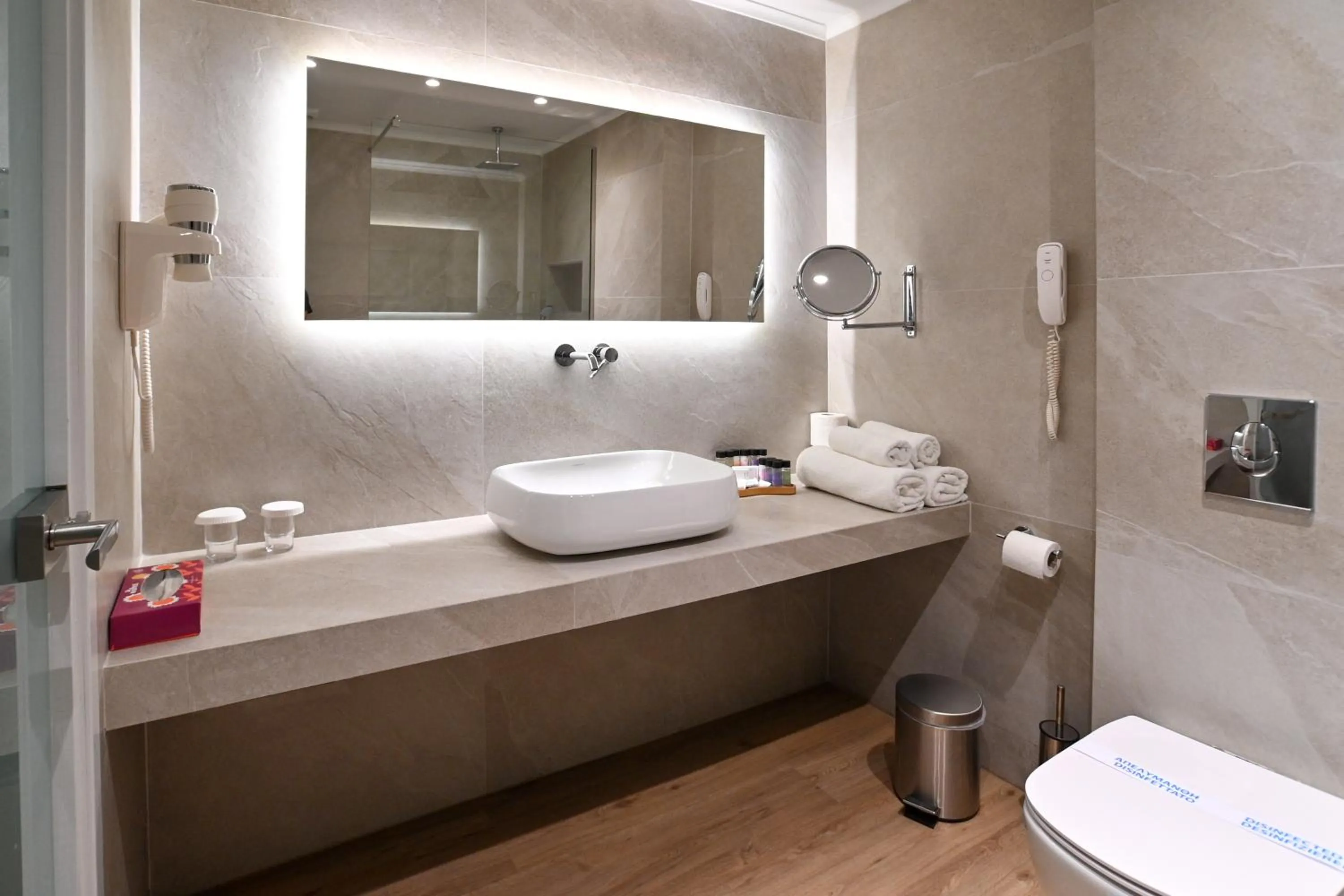 Shower in Olympion Asty Hotel
