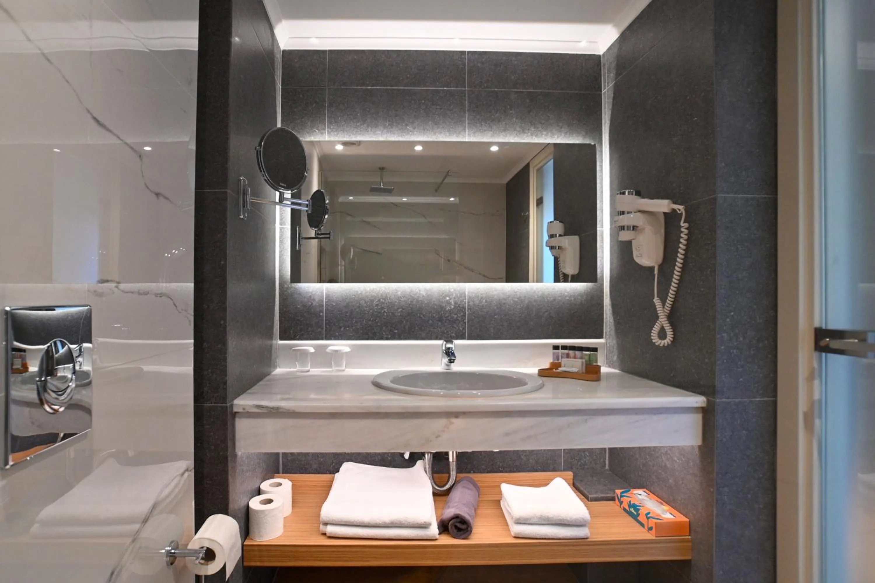 Shower in Olympion Asty Hotel