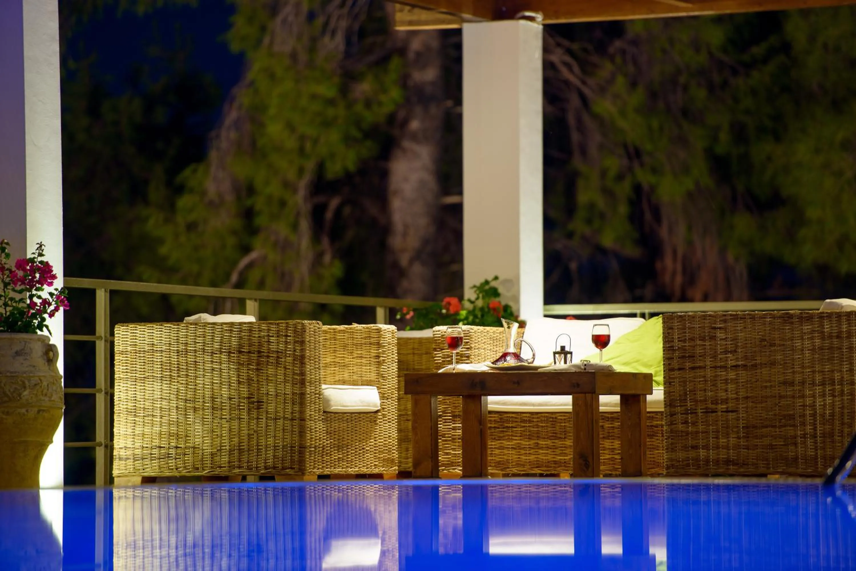Patio in Olympion Asty Hotel
