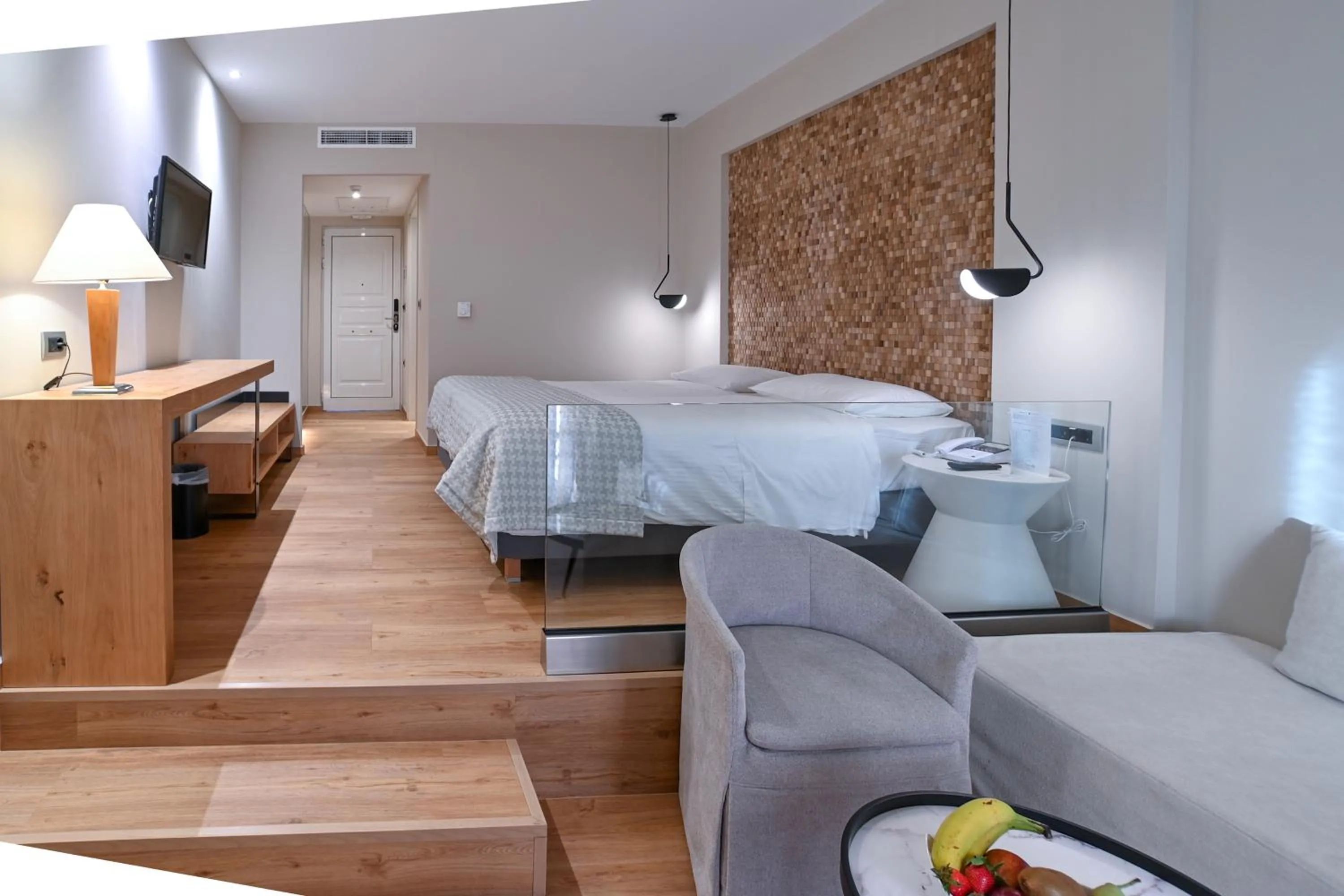Photo of the whole room, Bed in Olympion Asty Hotel