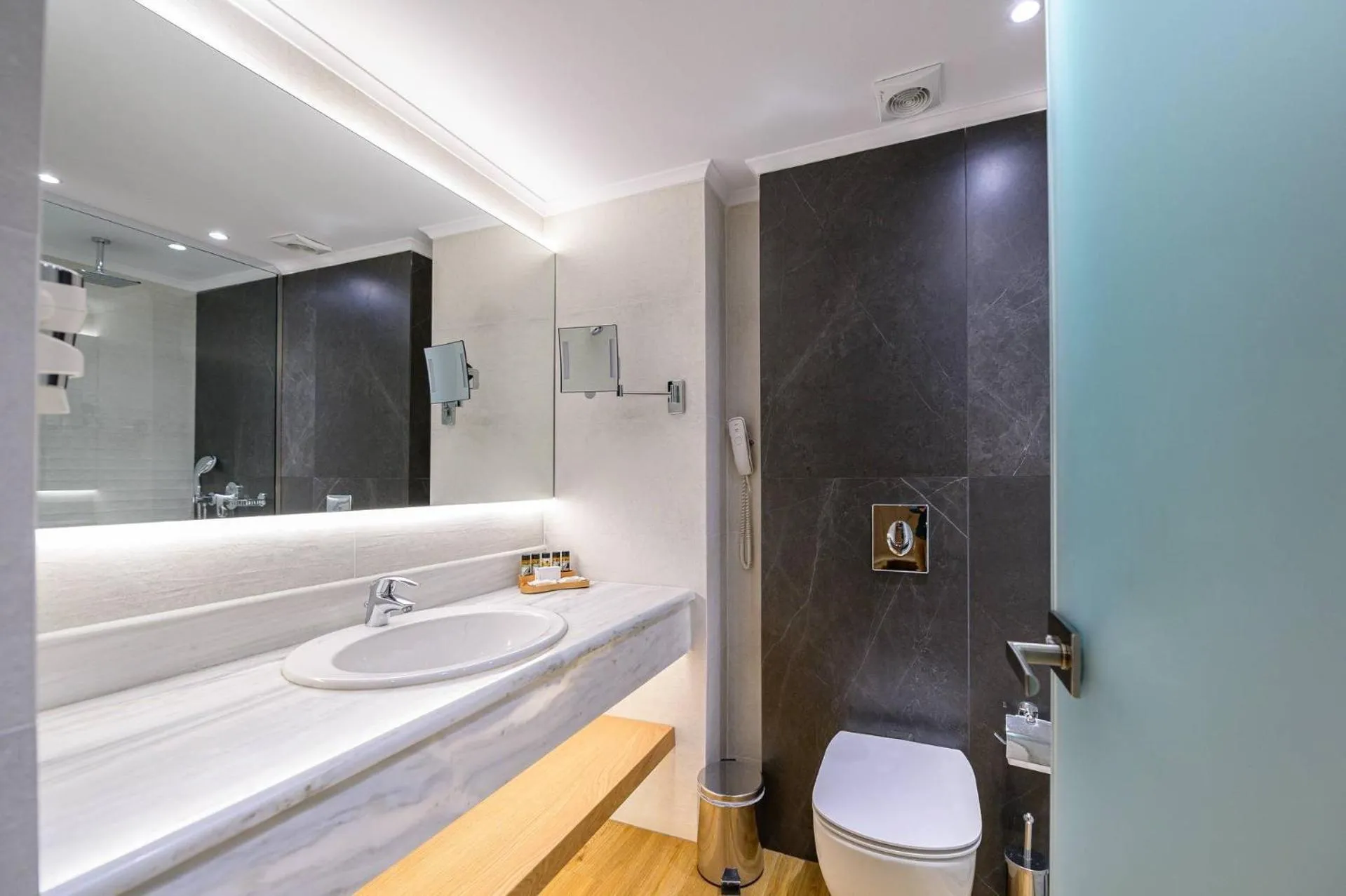 Shower in Olympion Asty Hotel