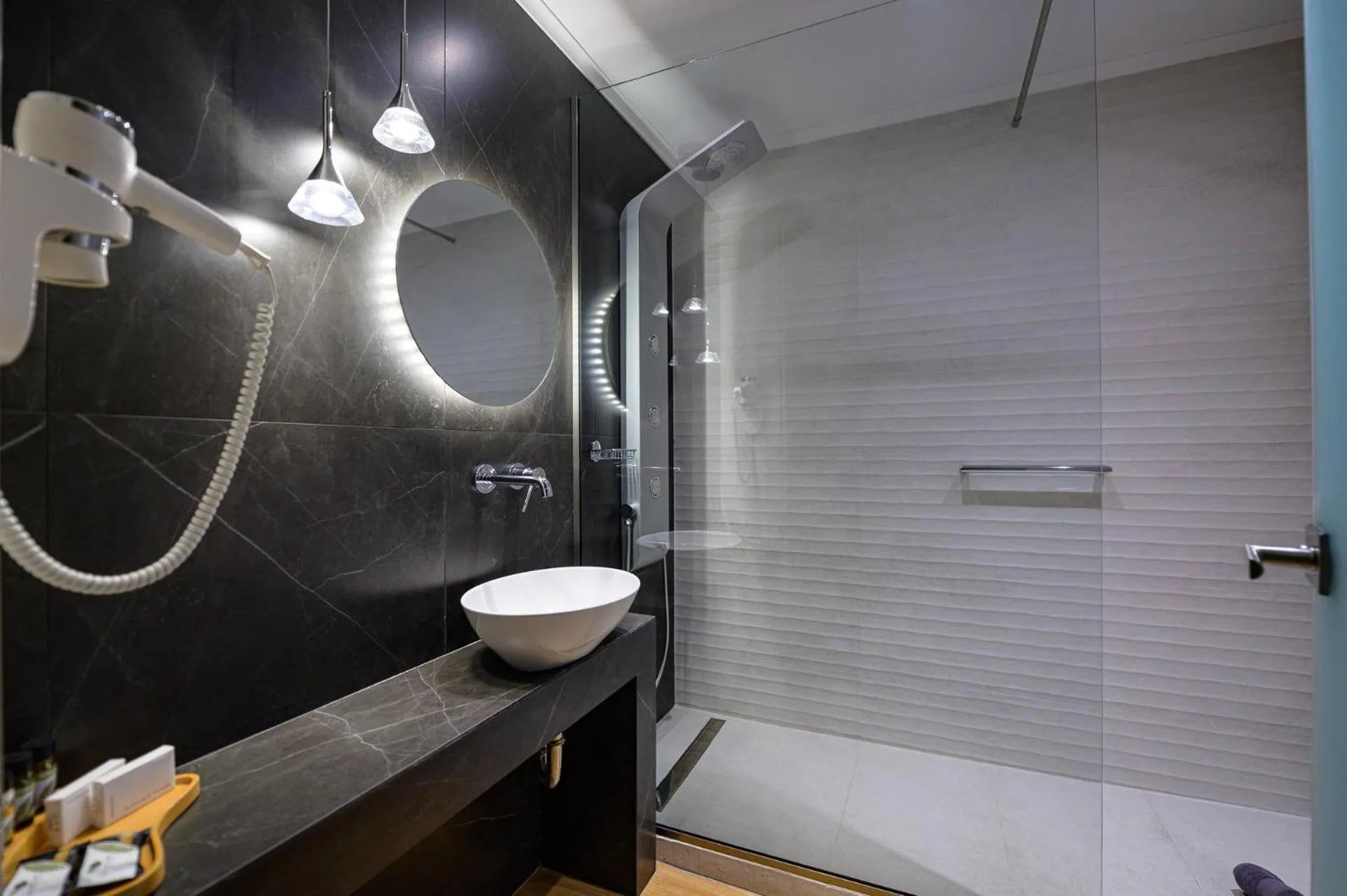 Shower in Olympion Asty Hotel