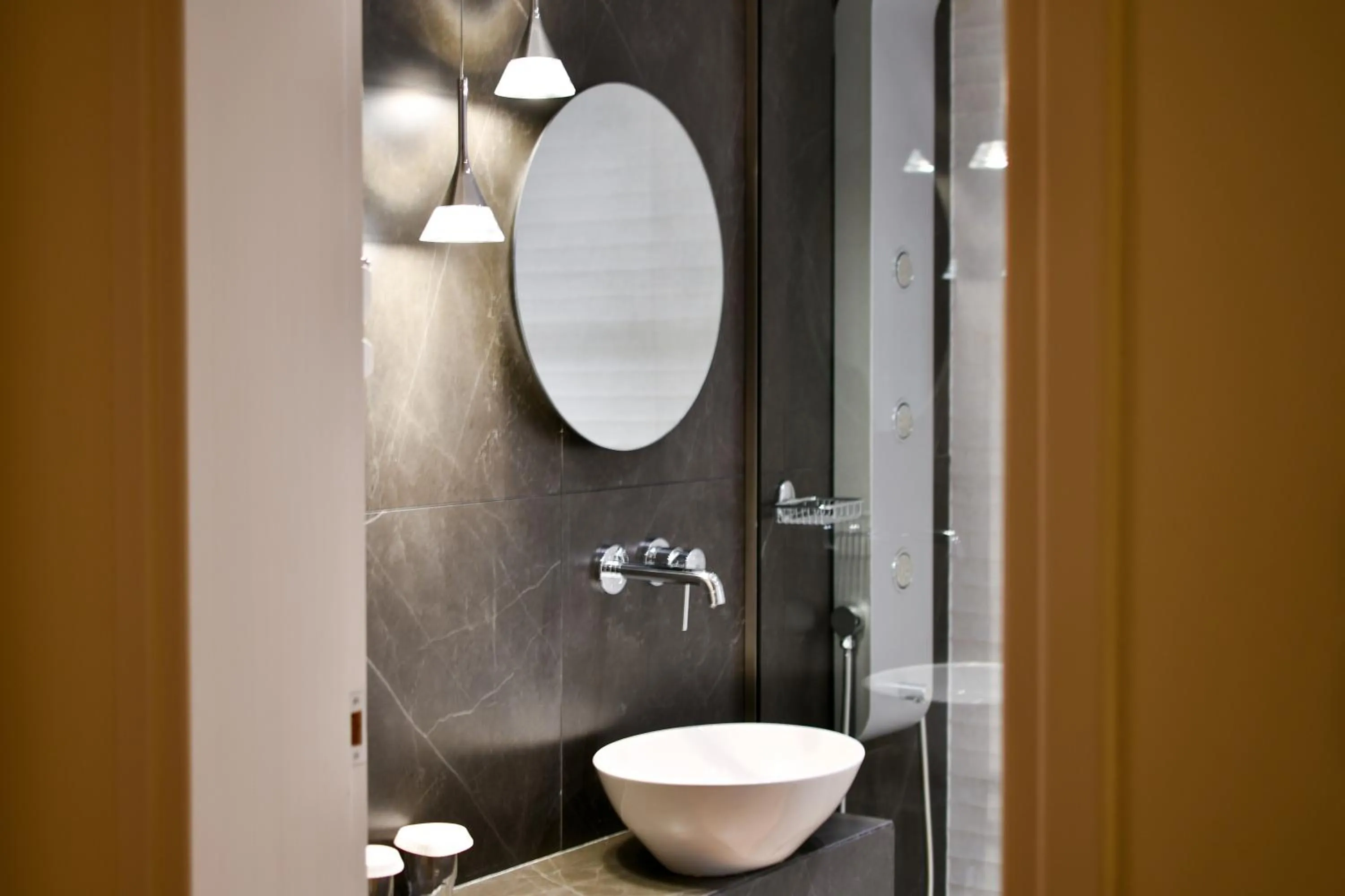 Bathroom in Olympion Asty Hotel