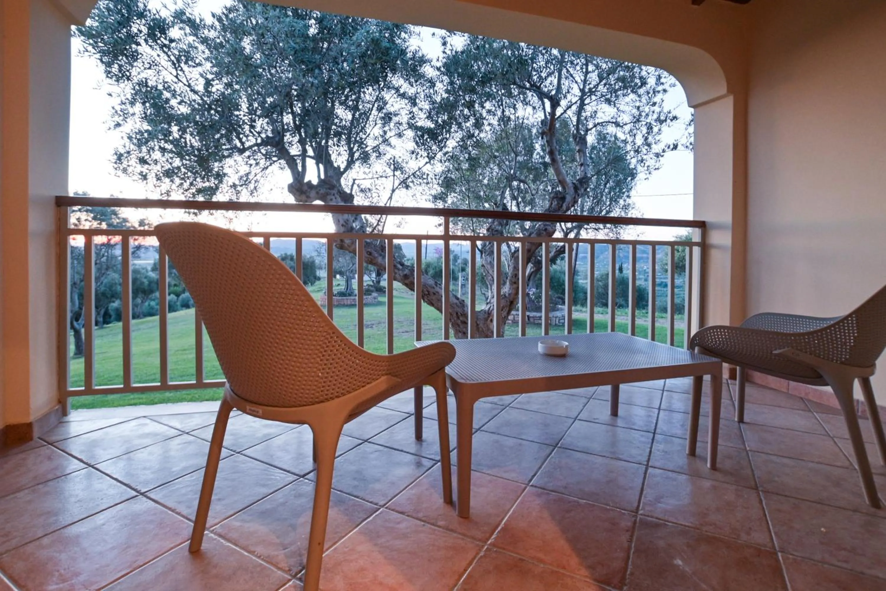 Patio in Olympion Asty Hotel