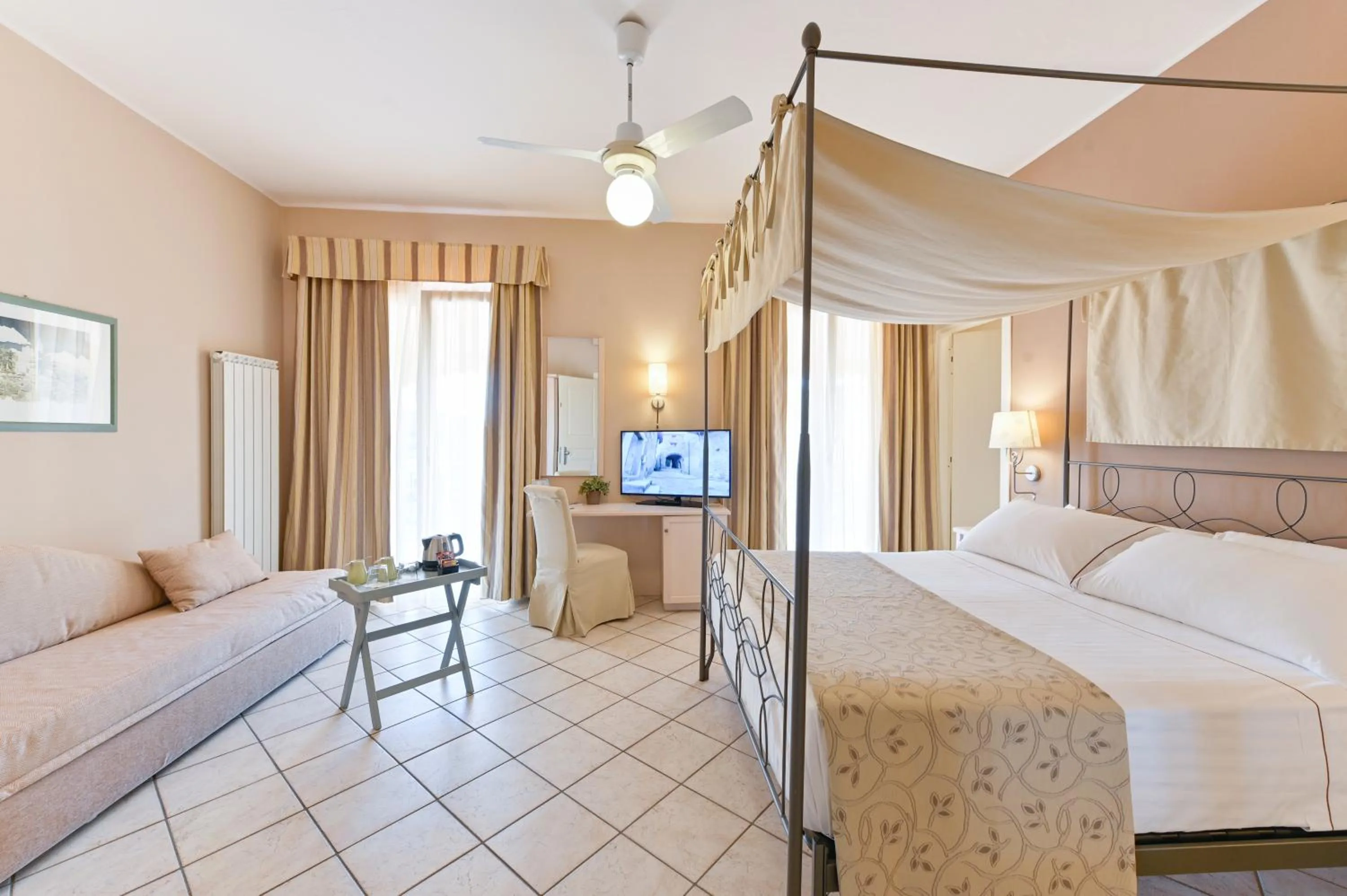 Bed in Hotel Liliana Diano Marina