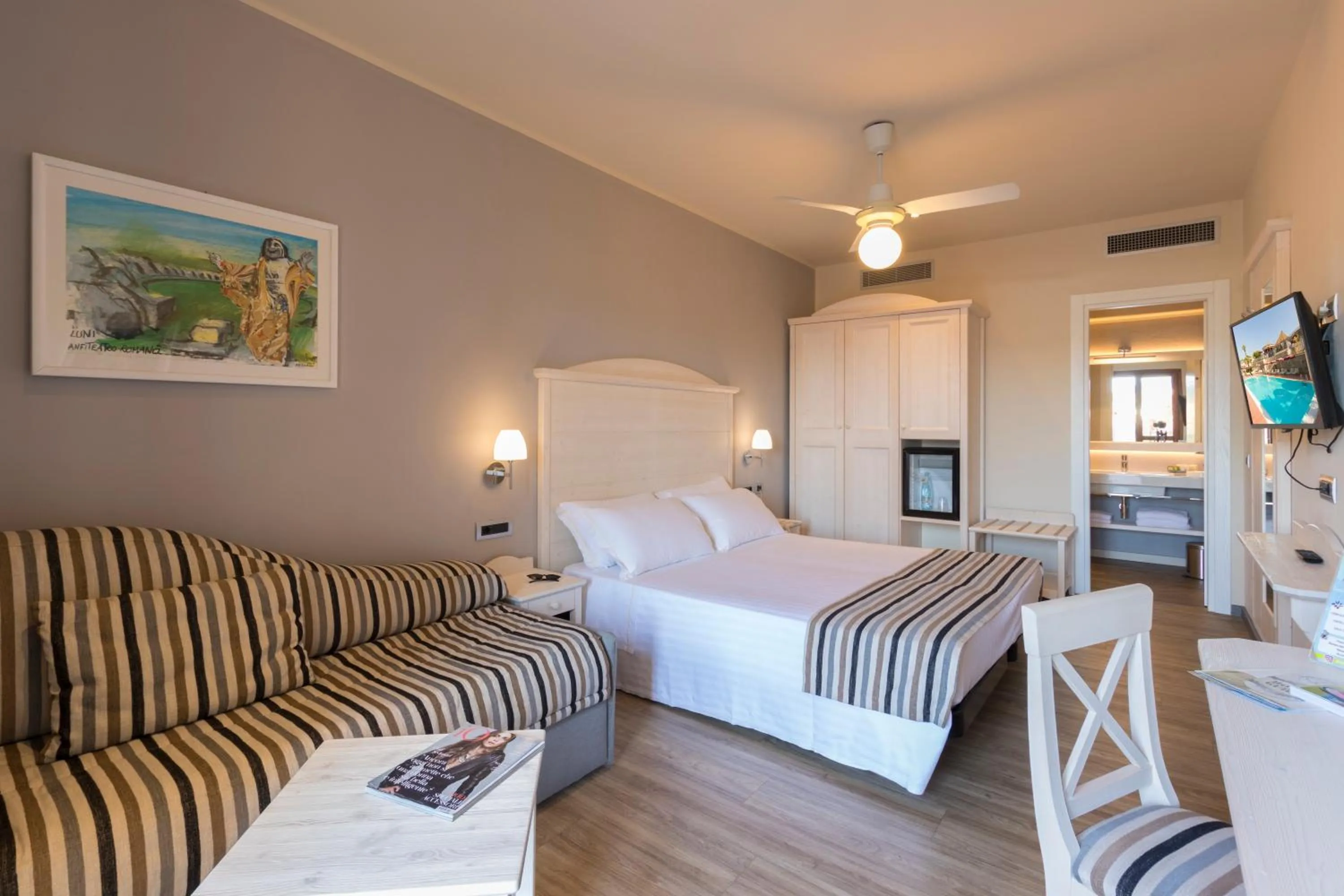 Bed in Hotel Liliana Diano Marina