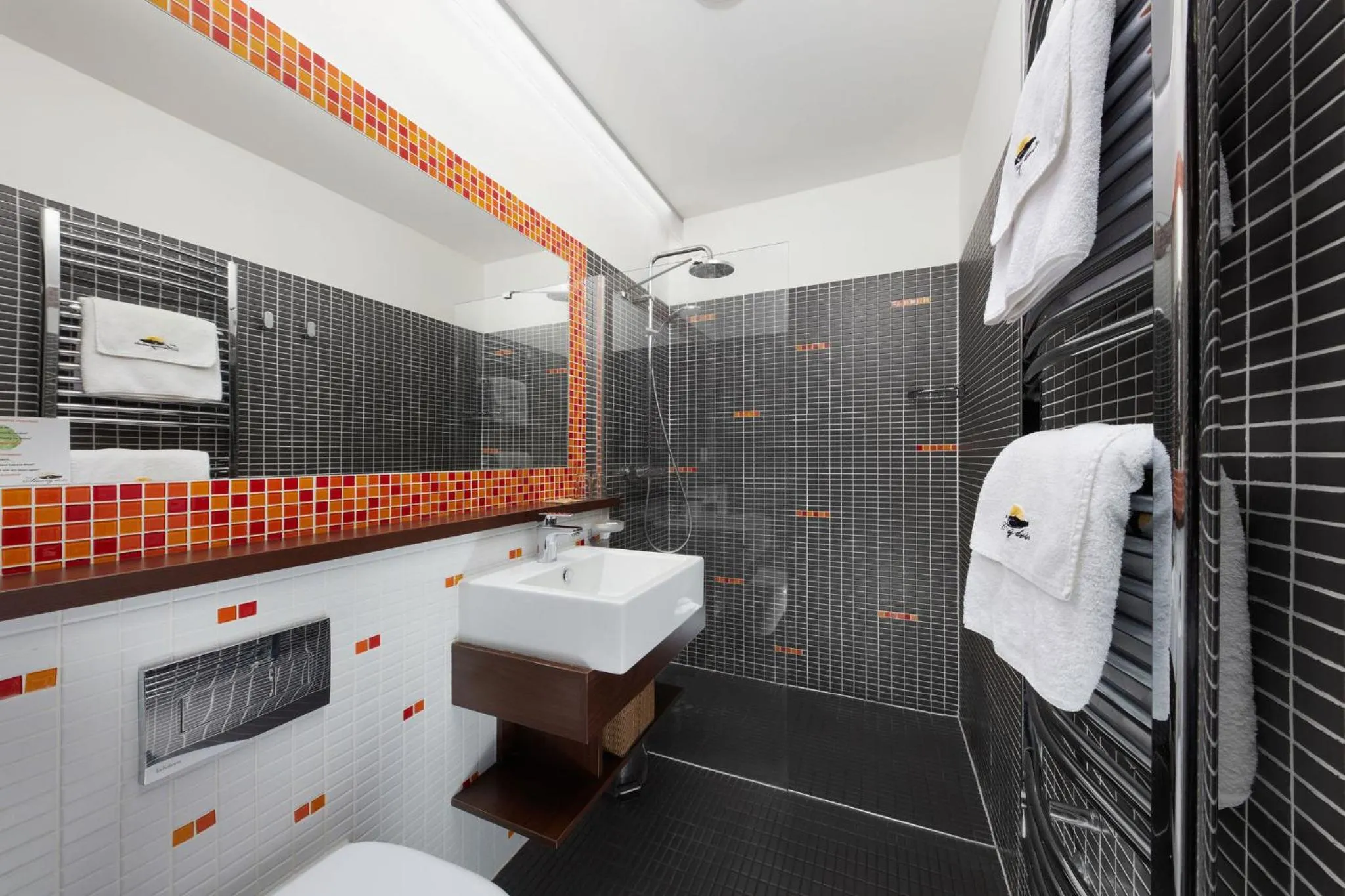 Shower in Hotel Slunný Dvůr