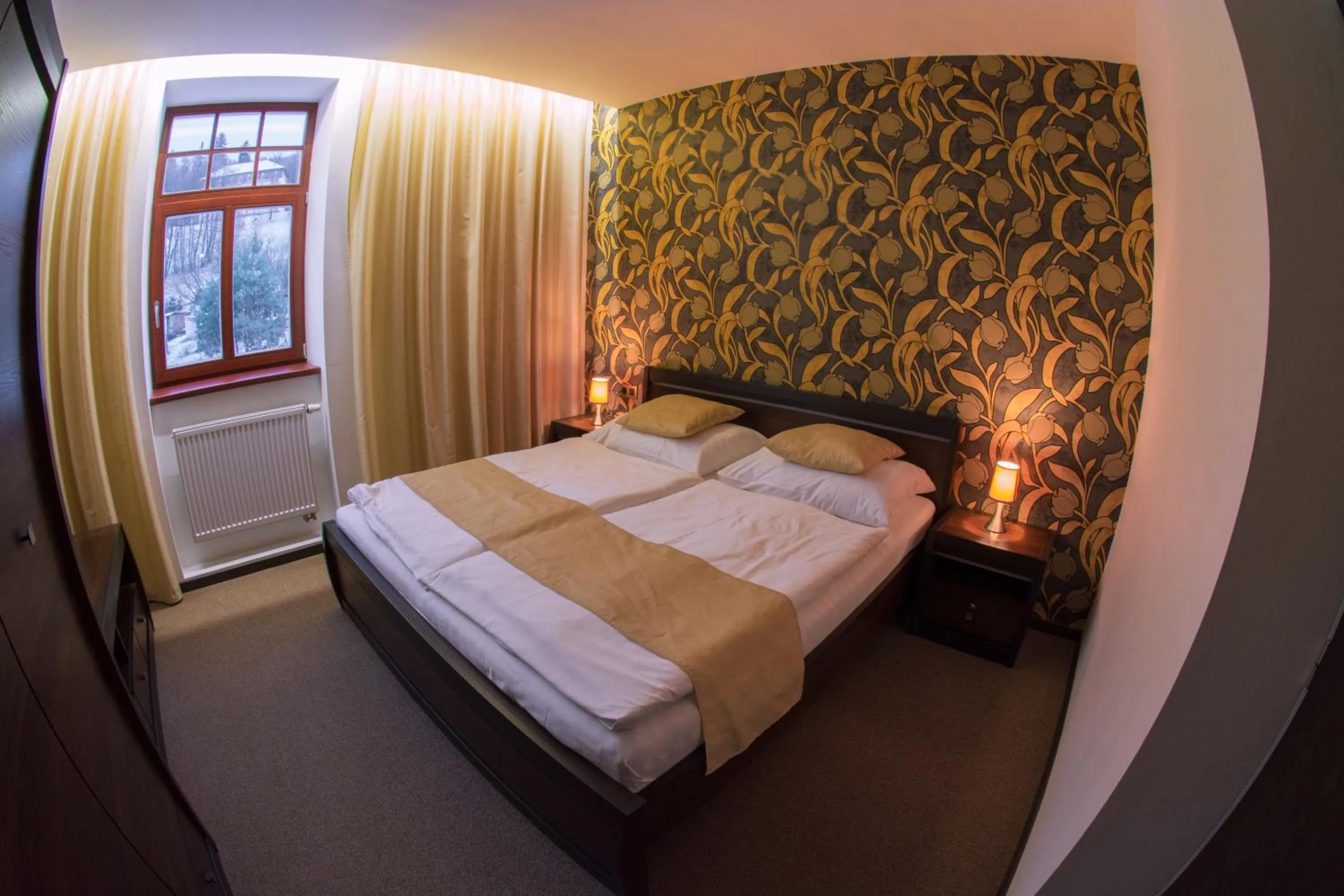 Bedroom, Bed in Hotel Slunný Dvůr