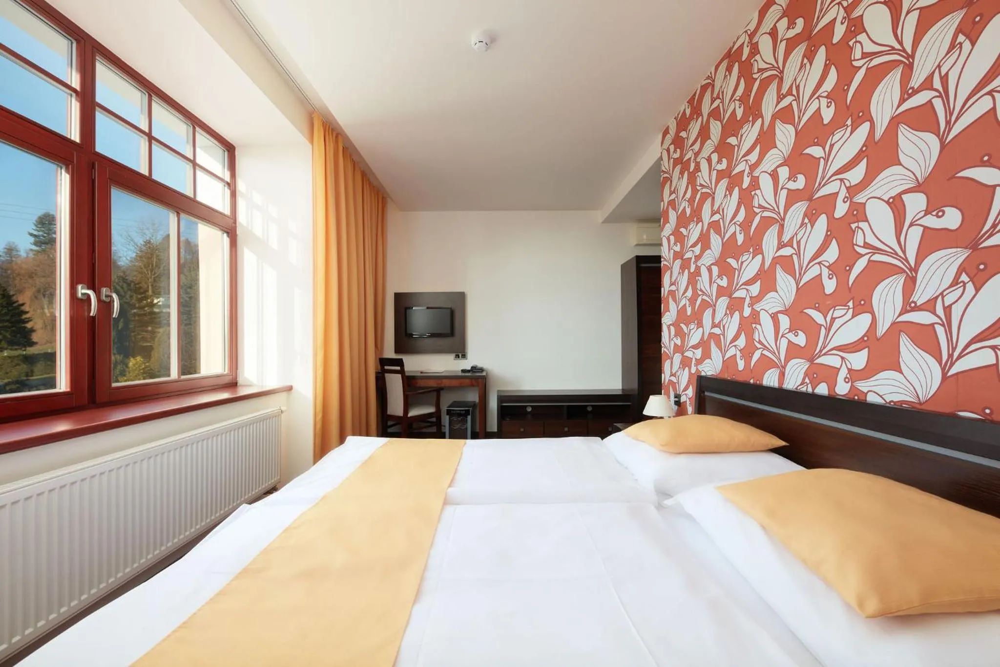 Bedroom, Bed in Hotel Slunný Dvůr