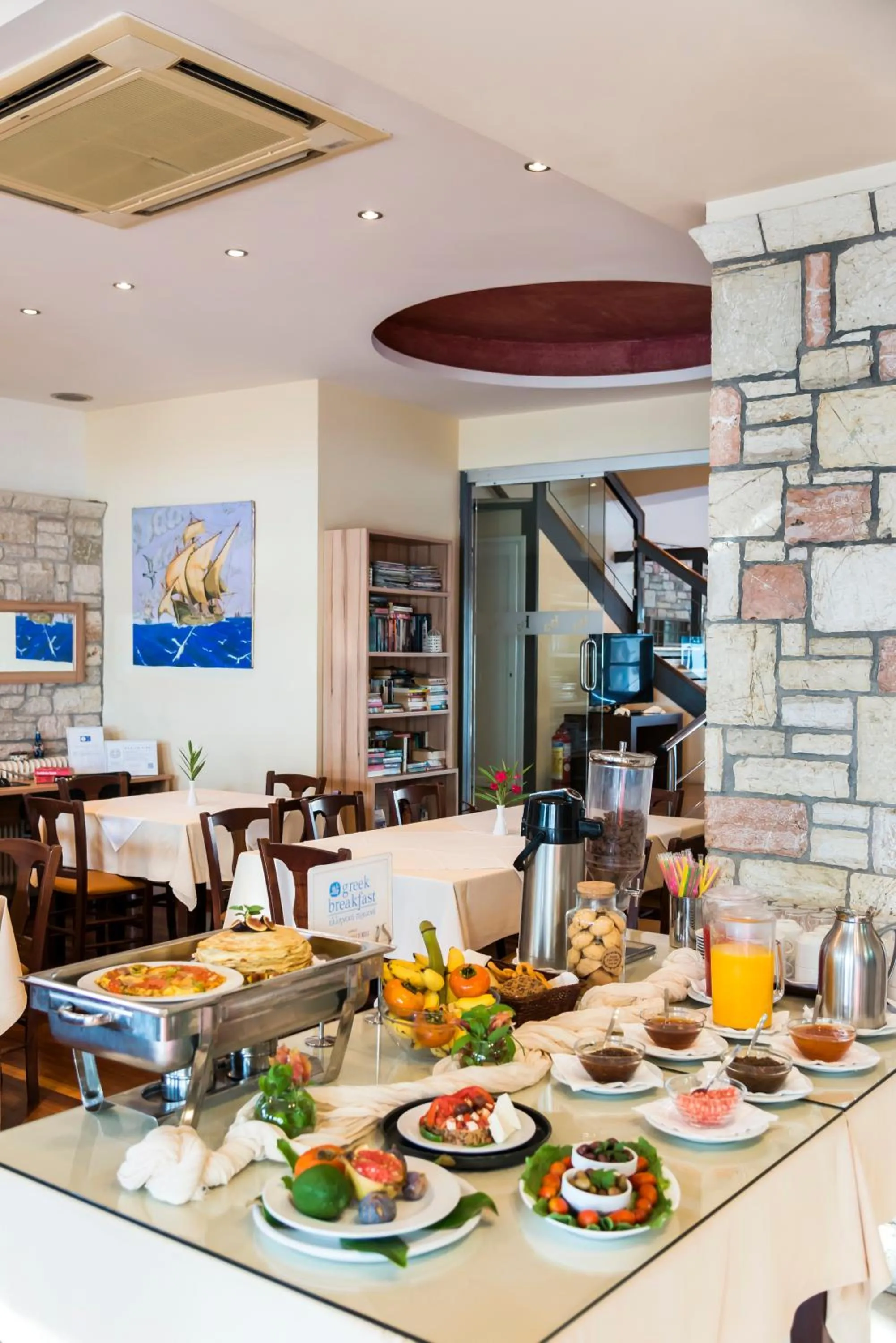 Buffet breakfast in Akroyali Hotel & Villas