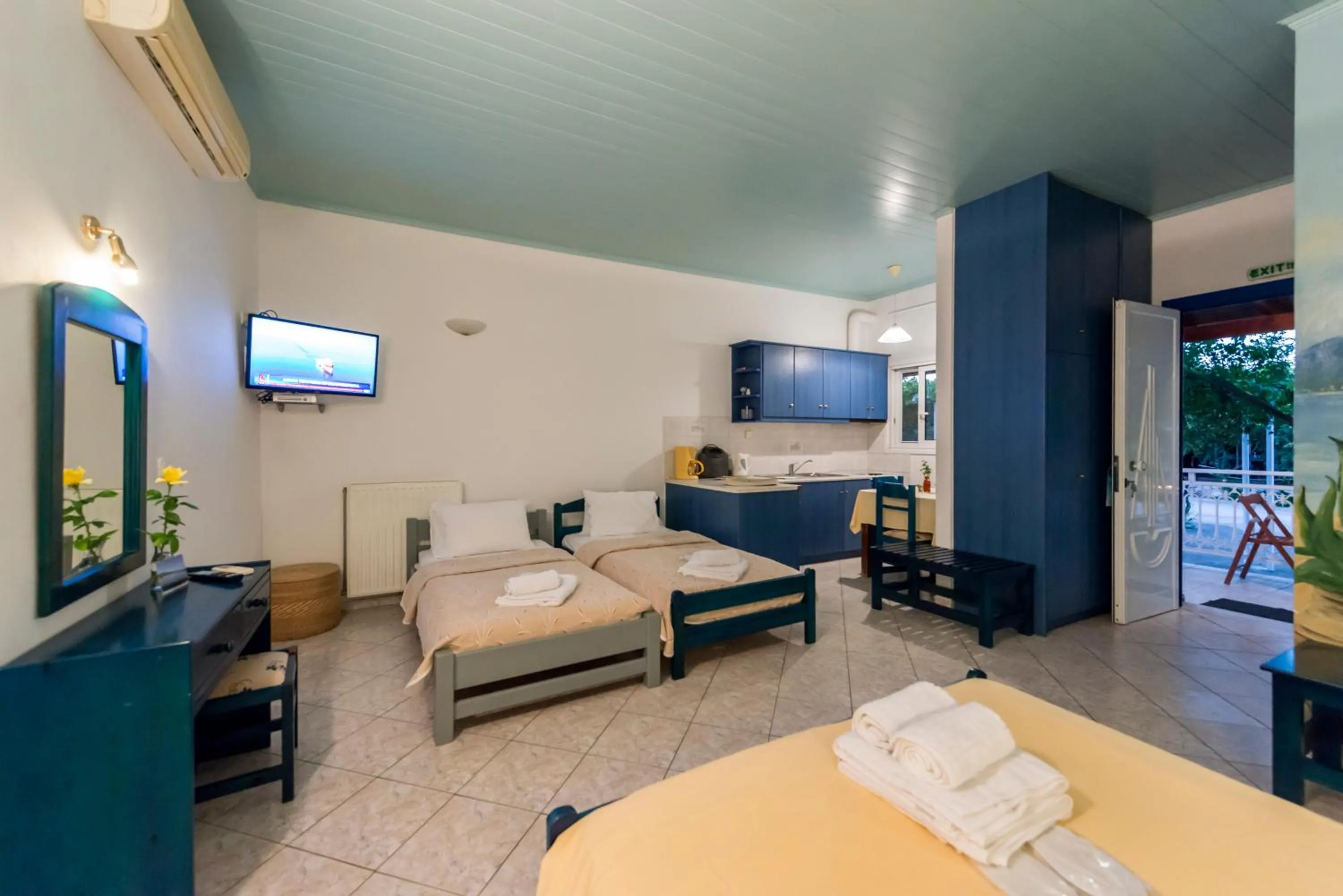 Photo of the whole room, Bed in Akroyali Hotel & Villas