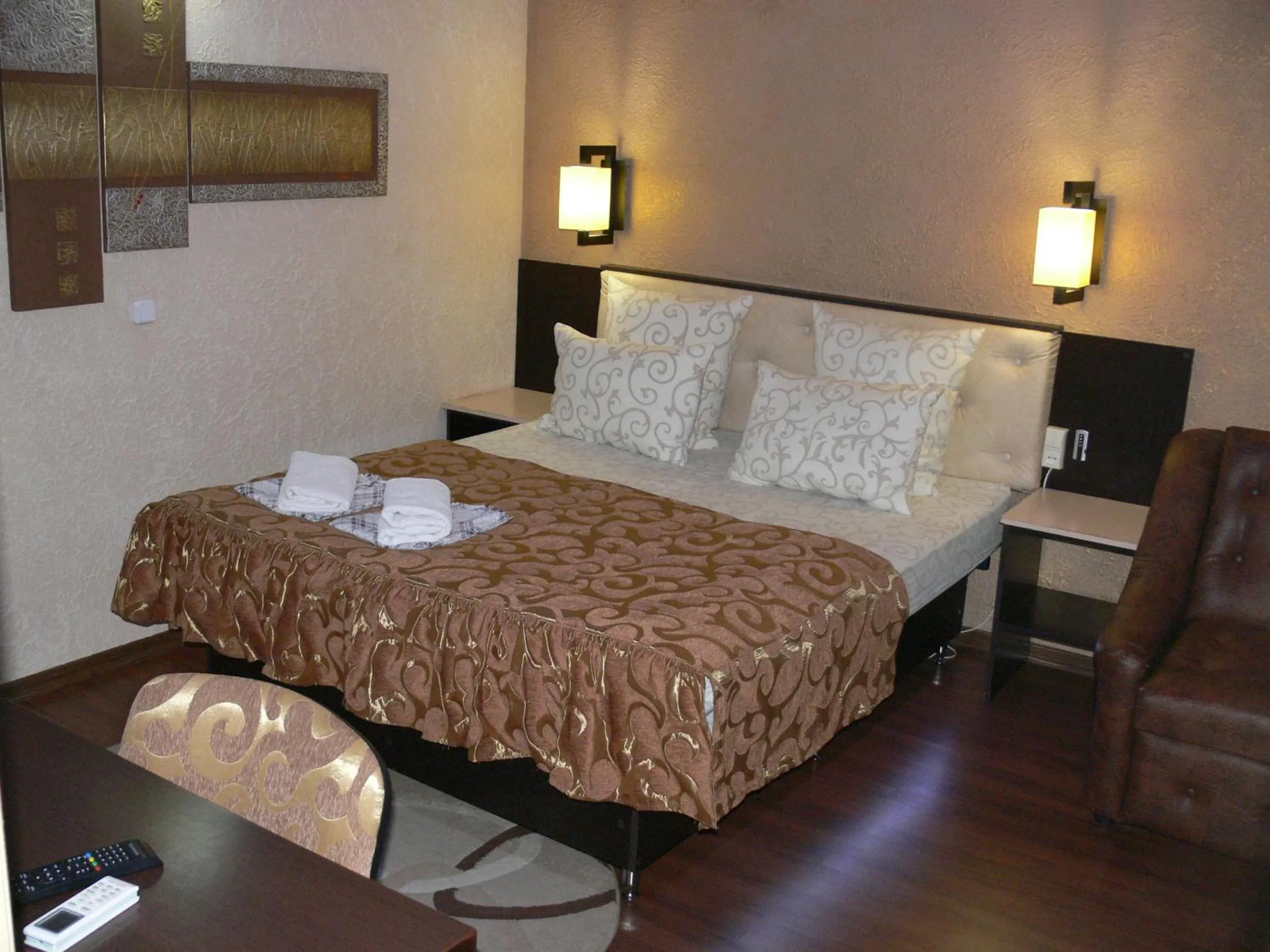 Bed in ApartHotel Dom