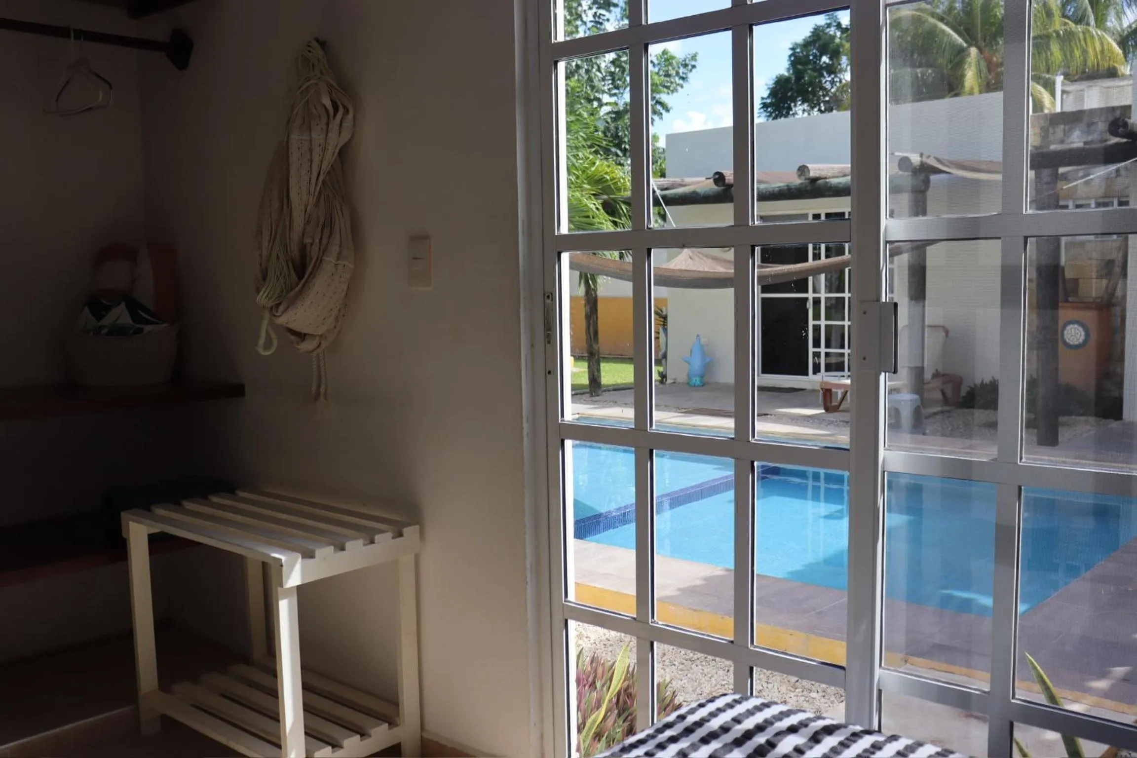 Pool view in CASA KINICH SISAL