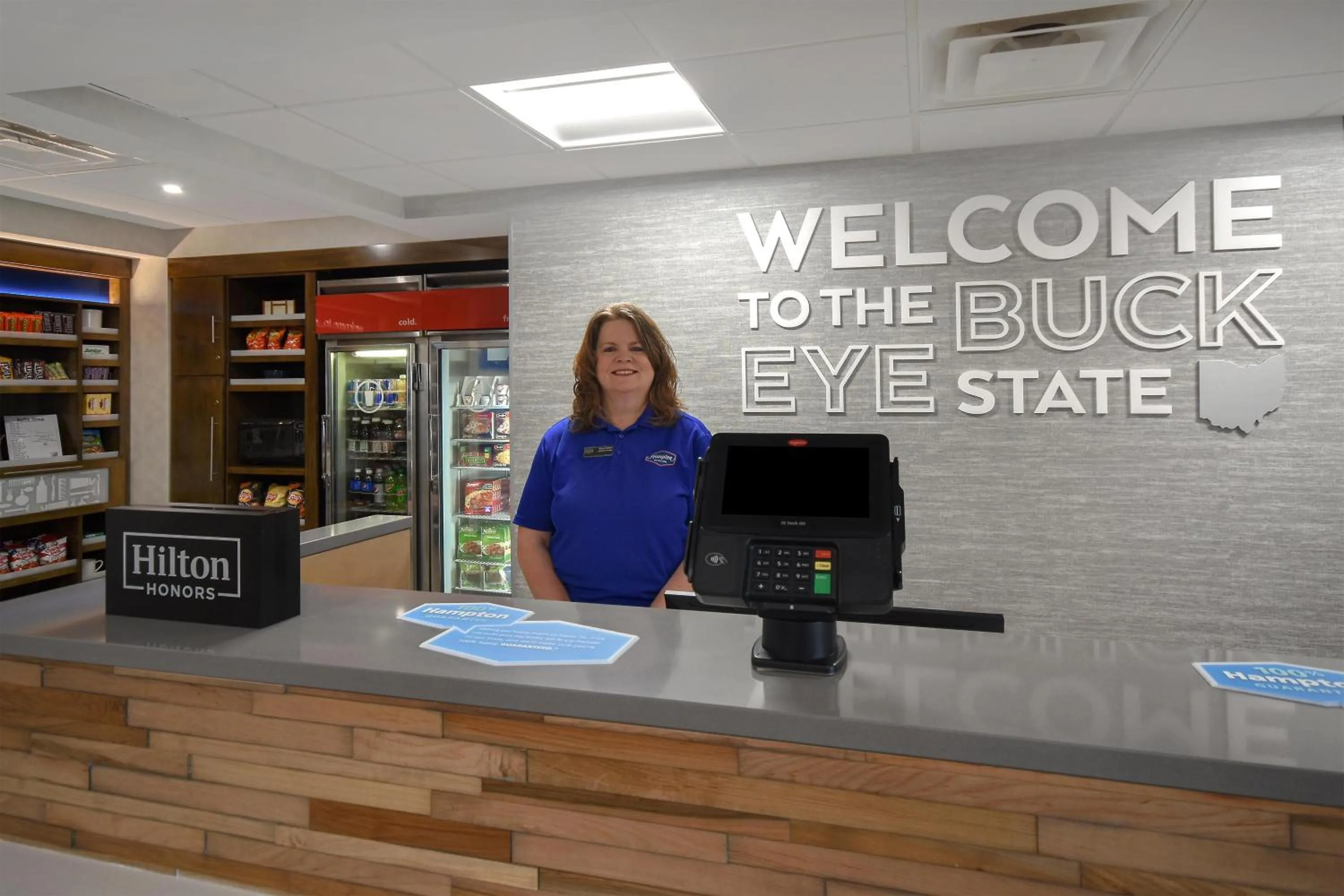 Lobby or reception in Hampton Inn & Suites Dayton-Vandalia