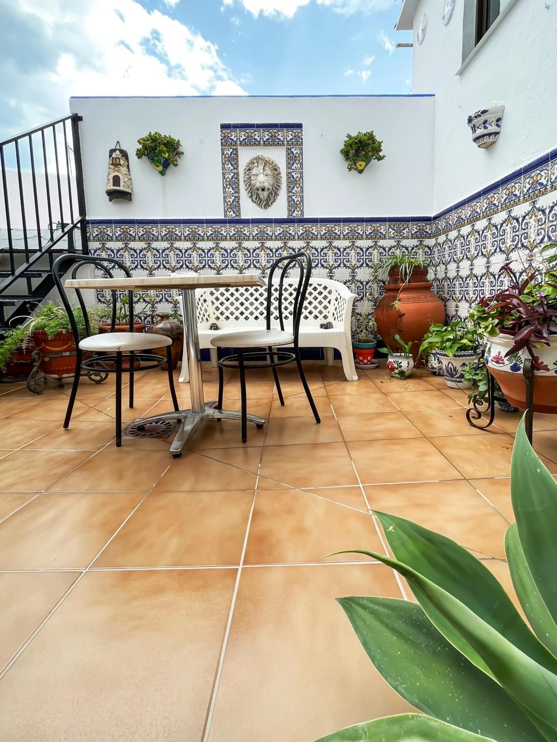 Patio in Micaela Charming Hostal