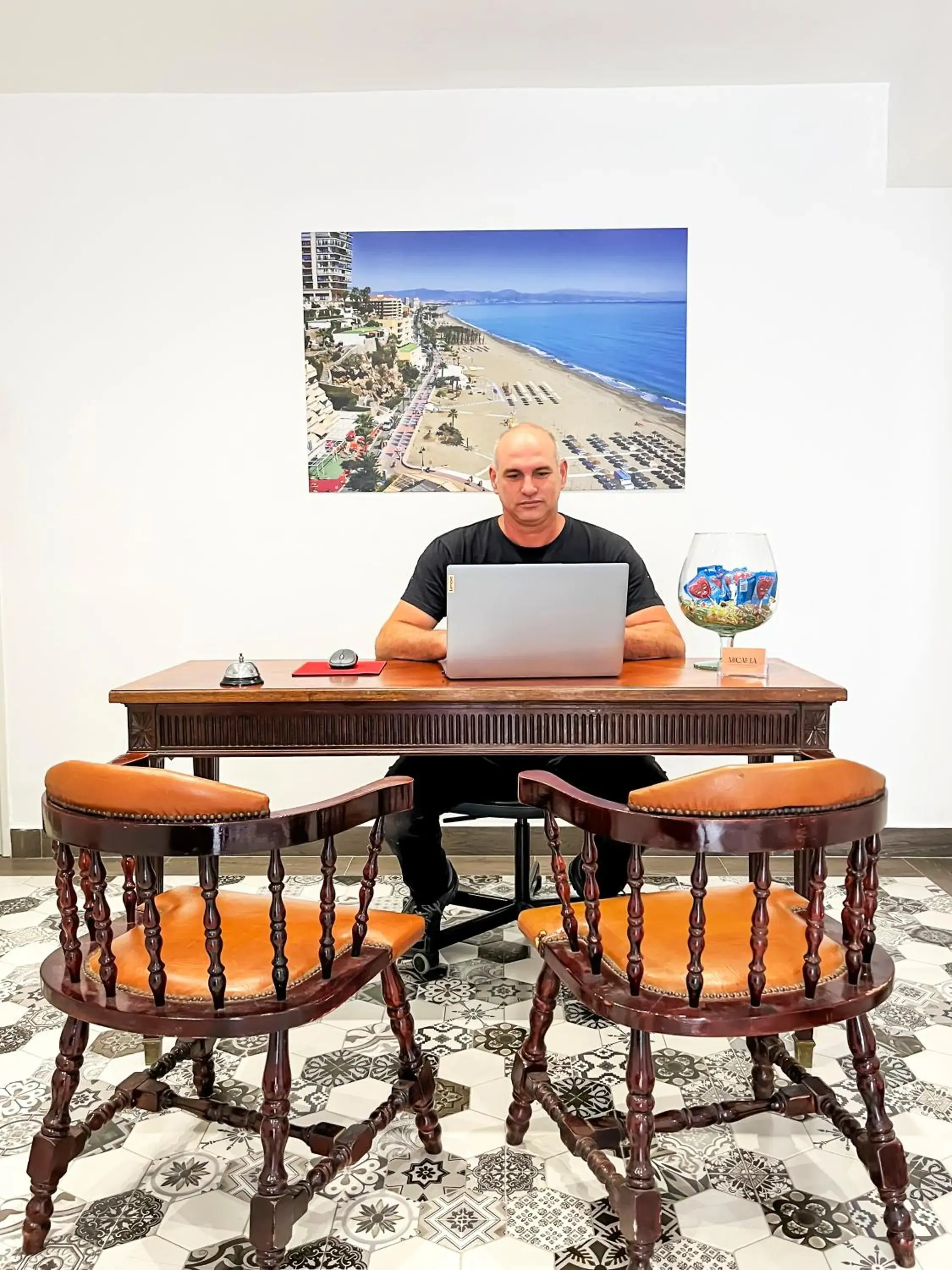 Lobby or reception in Micaela Charming Hostal Lobby or reception in Micaela Charming Hostal