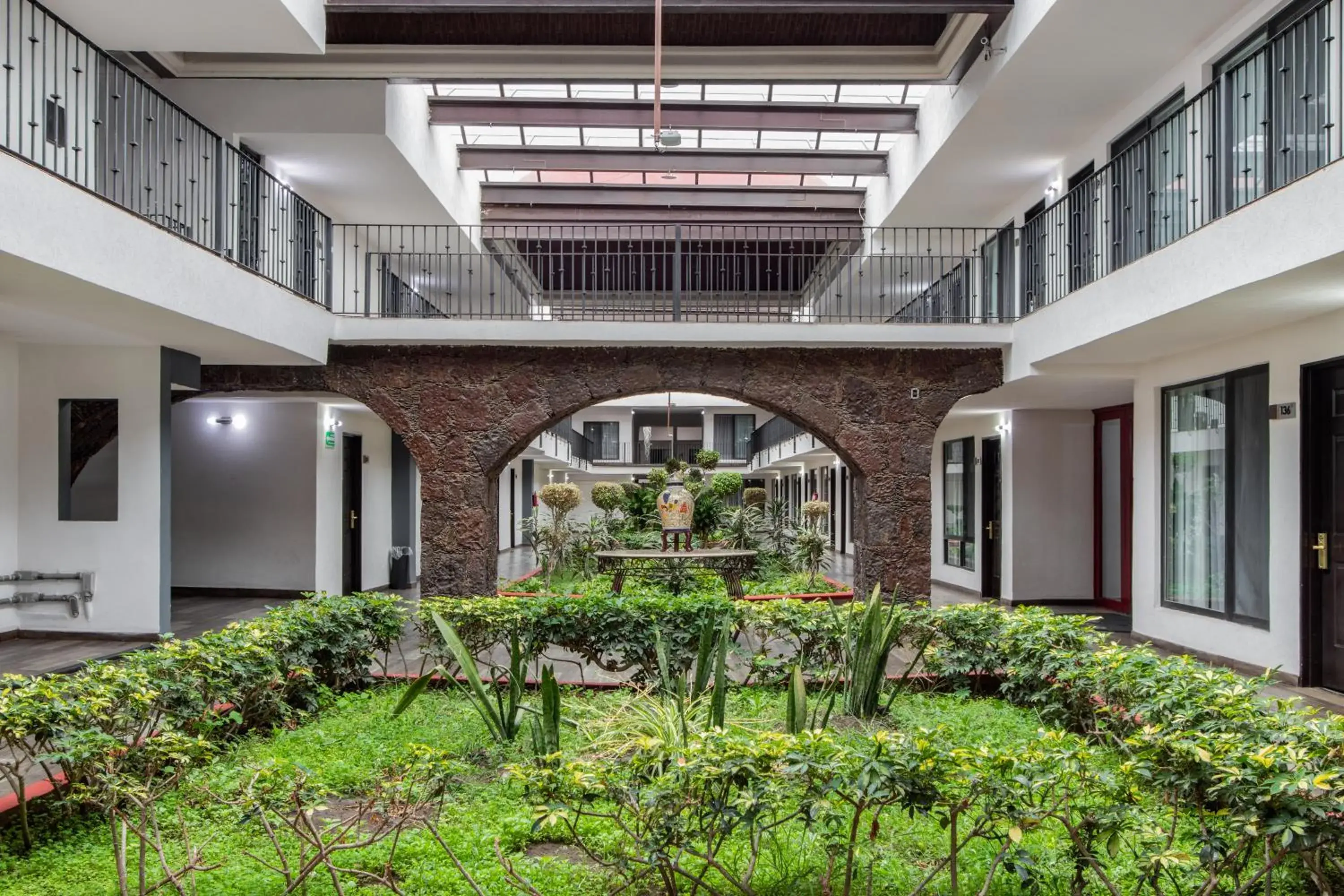 Inner courtyard view in Radisson Hotel & Convention Center Toluca Inner courtyard view in Radisson Hotel & Convention Center Toluca