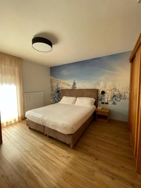 Bed in Hotel Rosa Alpina