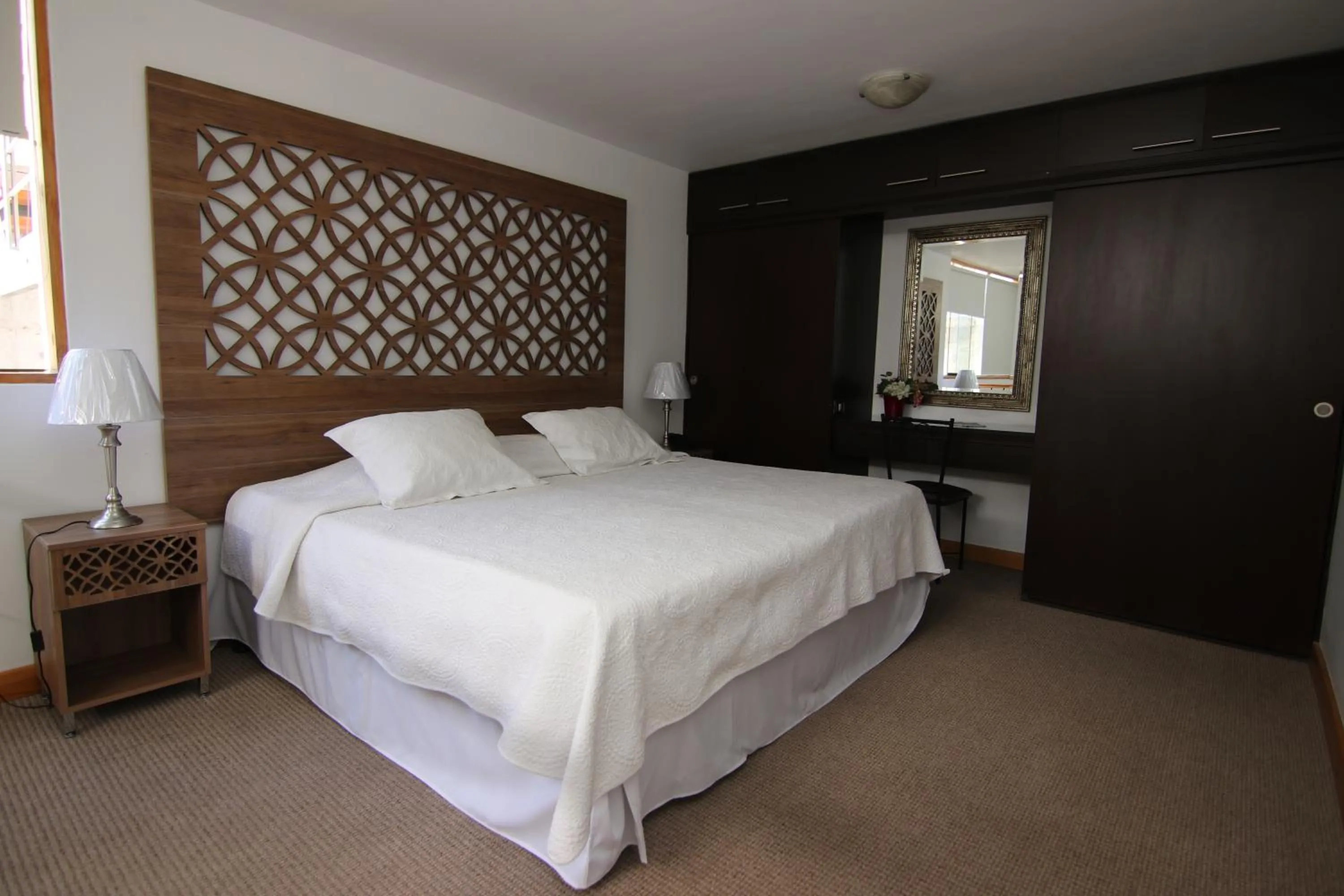 Bed in Hotel Tierrasur