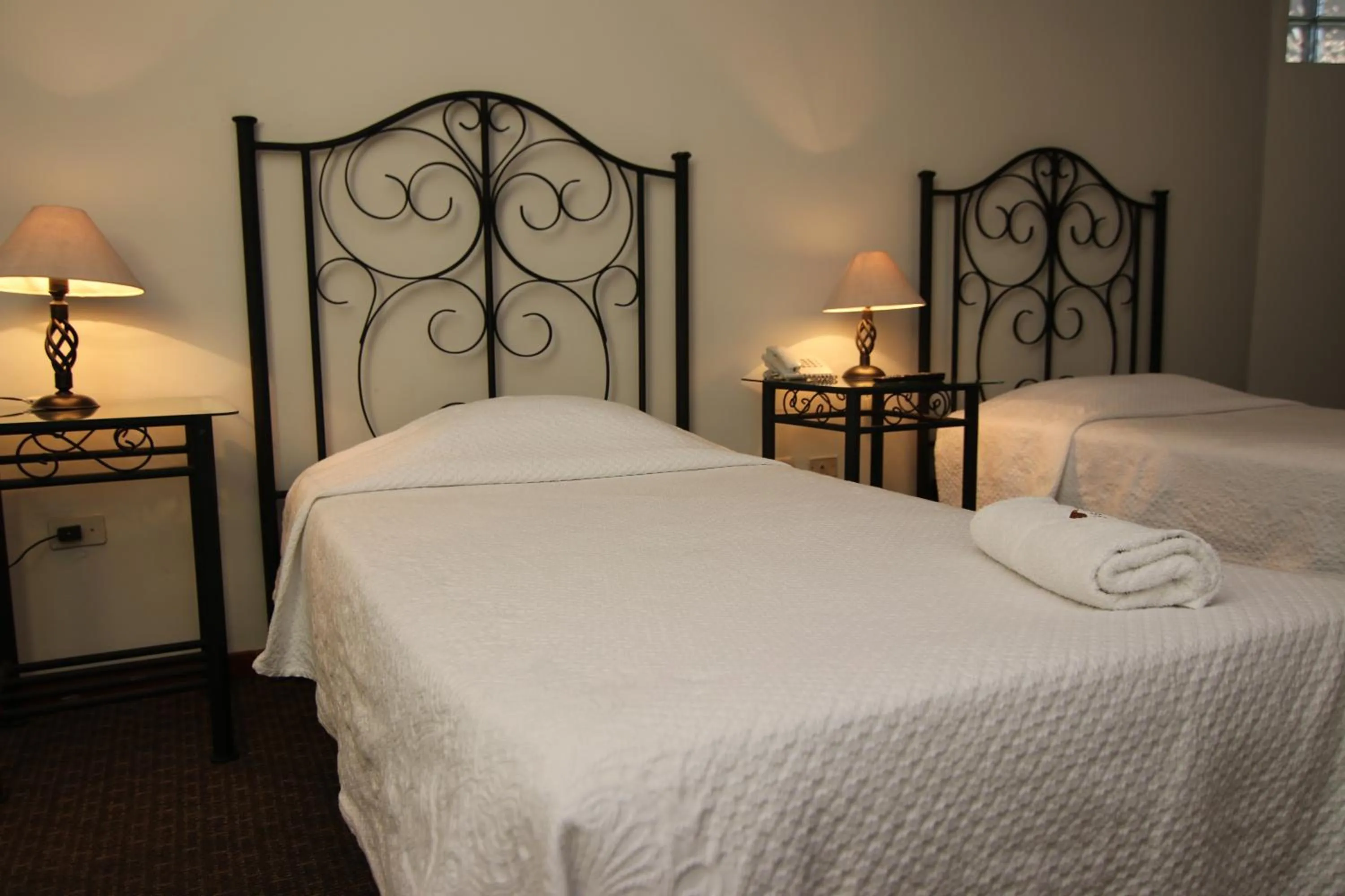 Bed in Hotel Tierrasur