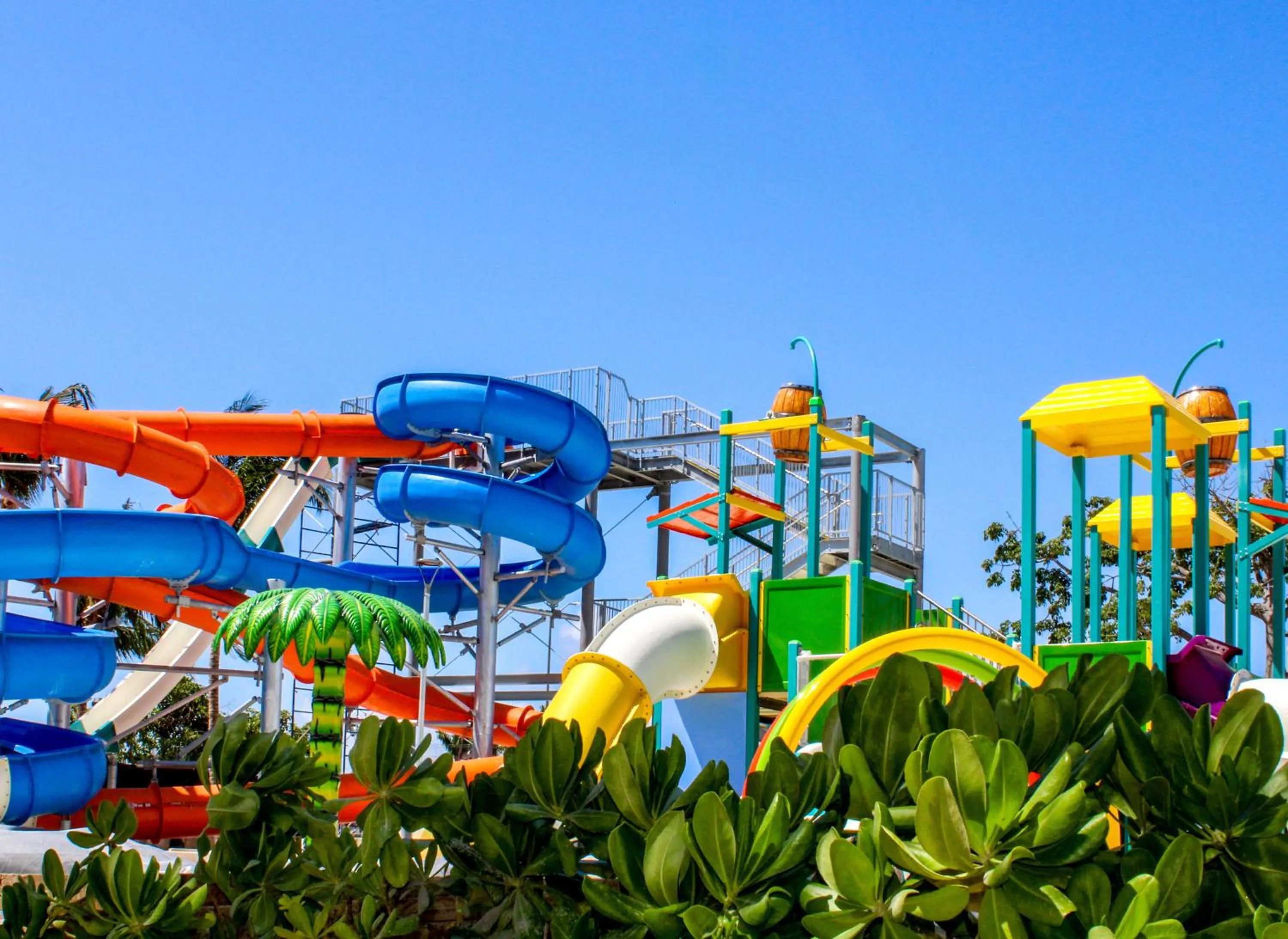 Aqua park in Melia Casa Maya Cancun All Inclusive