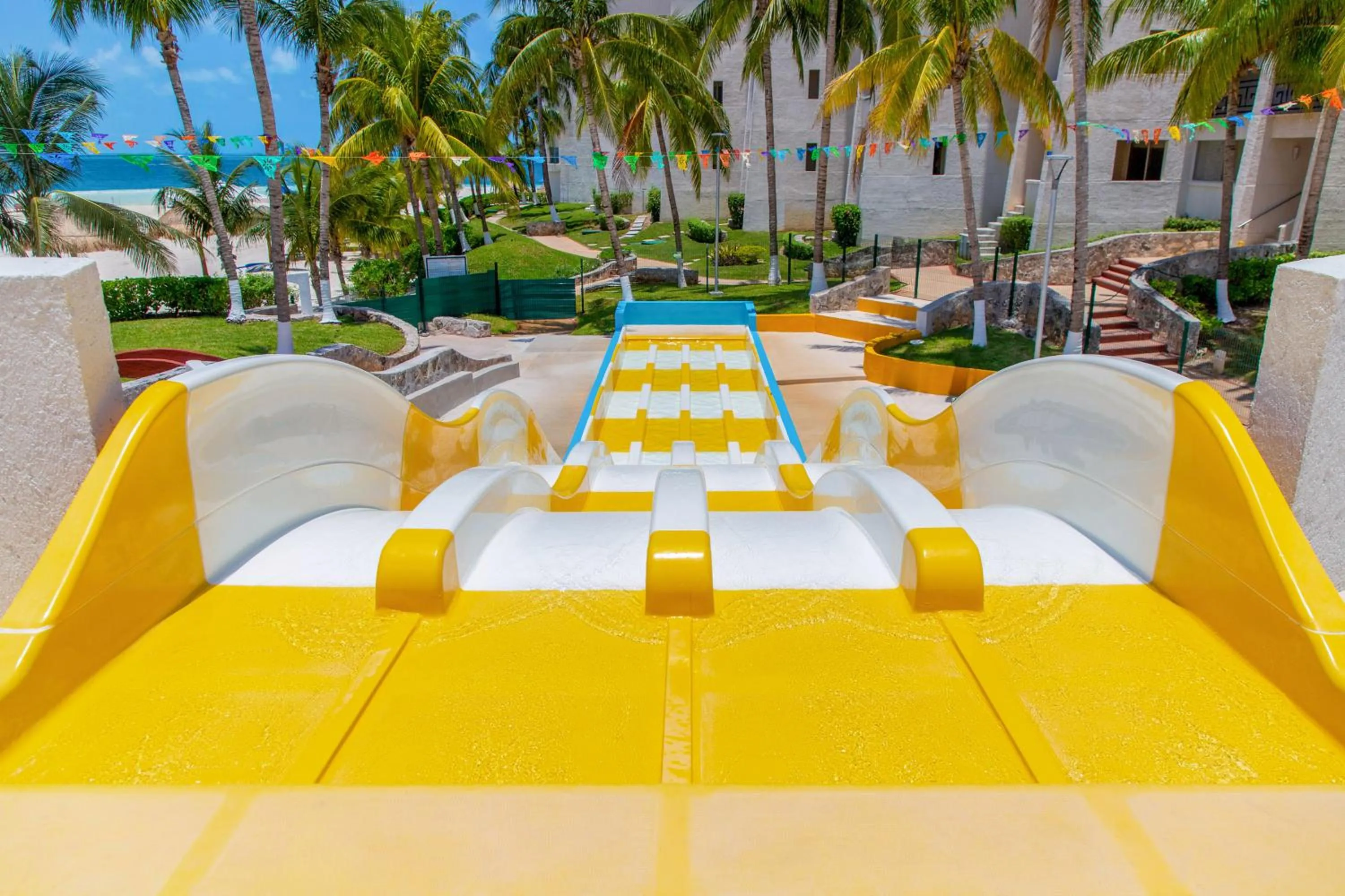 Aqua park in Melia Casa Maya Cancun All Inclusive