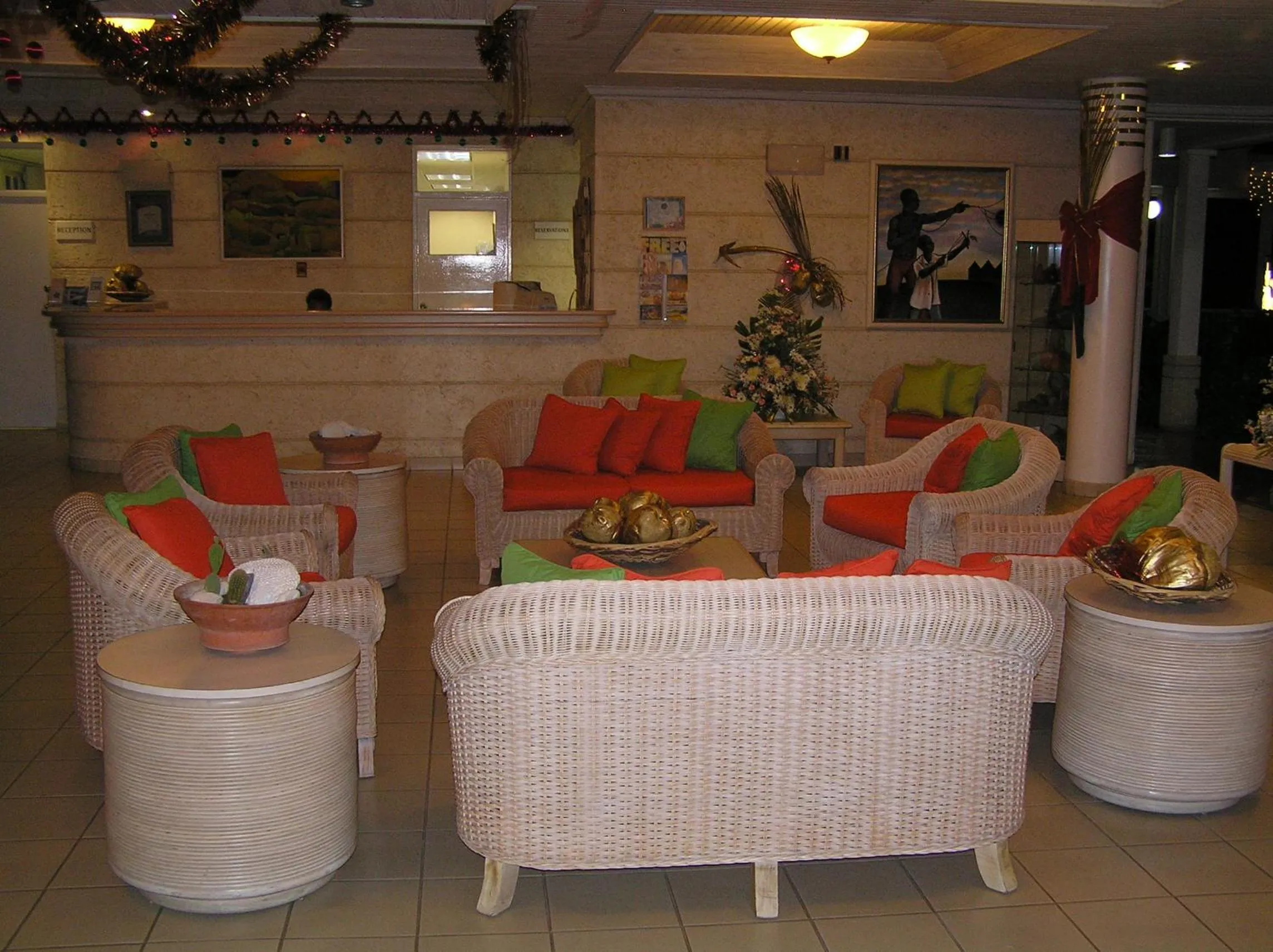 Lobby or reception in Hotel PomMarine