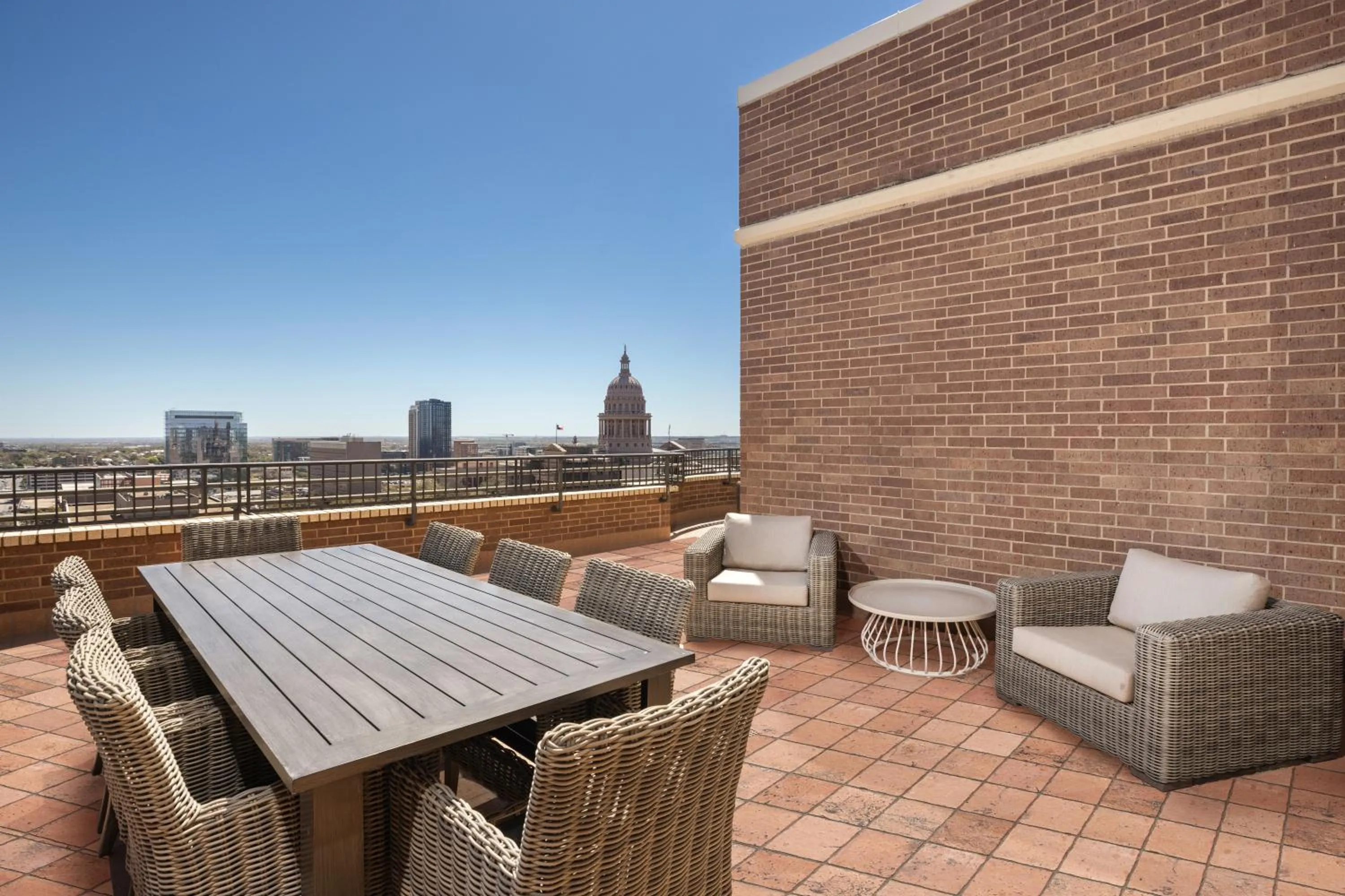 Patio in DoubleTree Suites by Hilton Austin Downtown Capitol