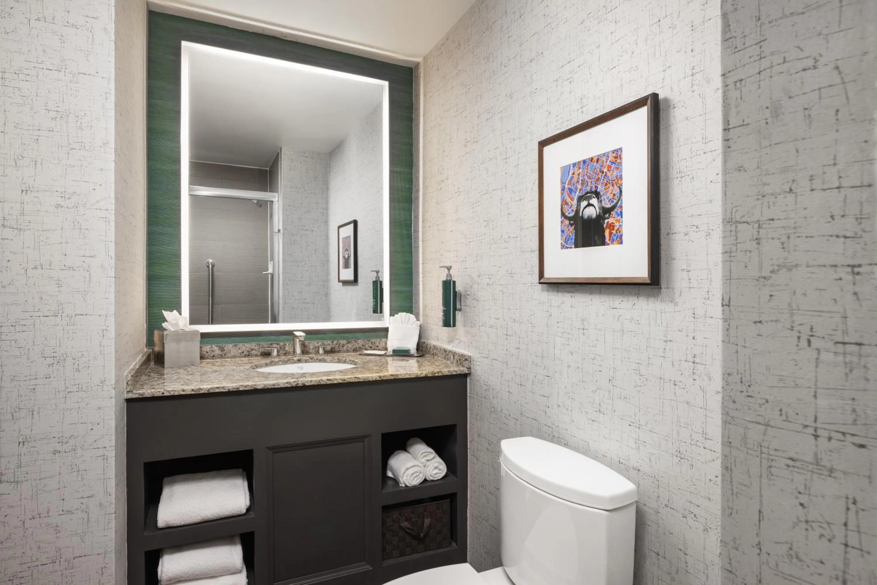 Bathroom in DoubleTree Suites by Hilton Austin Downtown Capitol