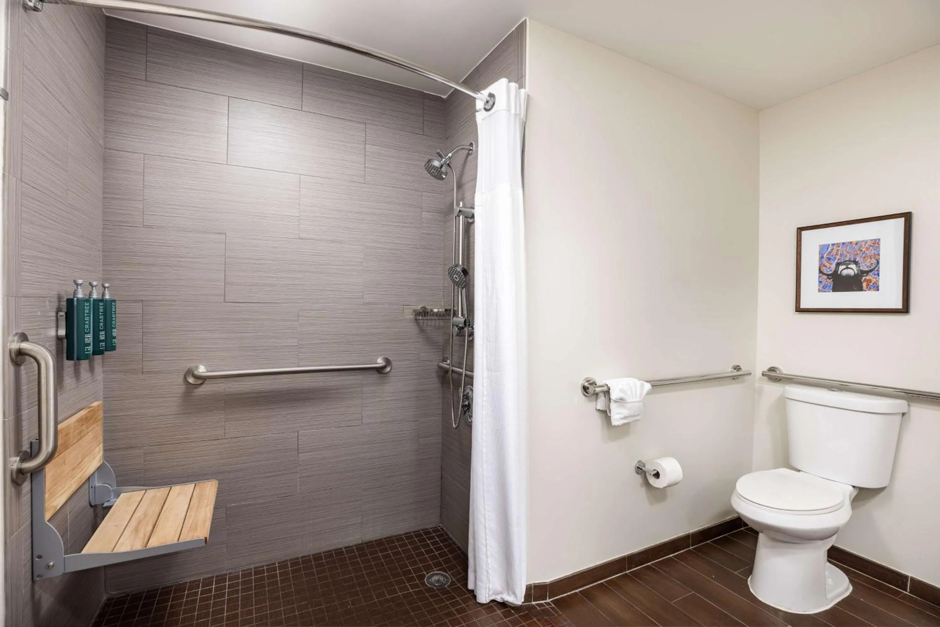 Shower in DoubleTree Suites by Hilton Austin Downtown Capitol