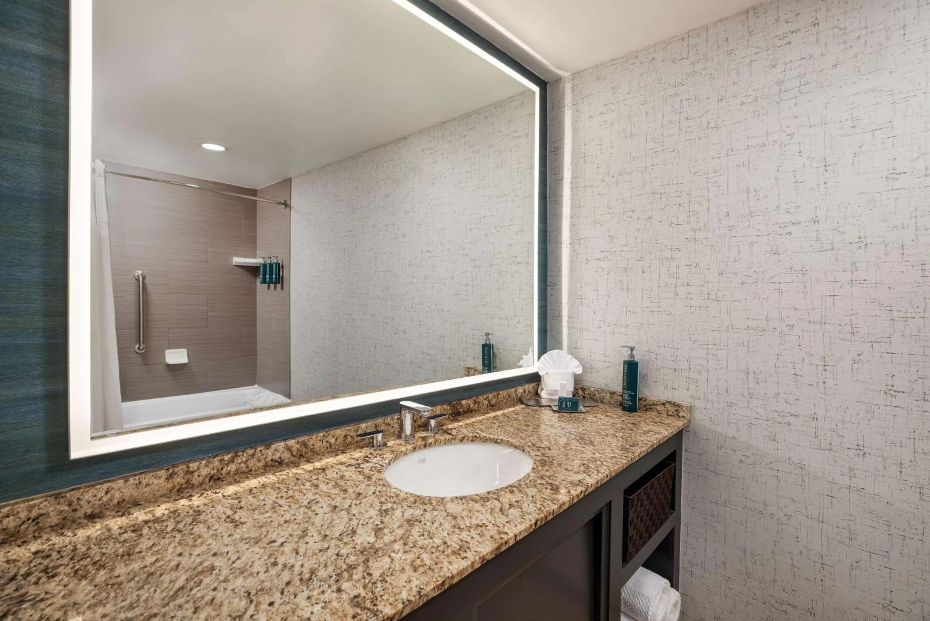 Bathroom in DoubleTree Suites by Hilton Austin Downtown Capitol